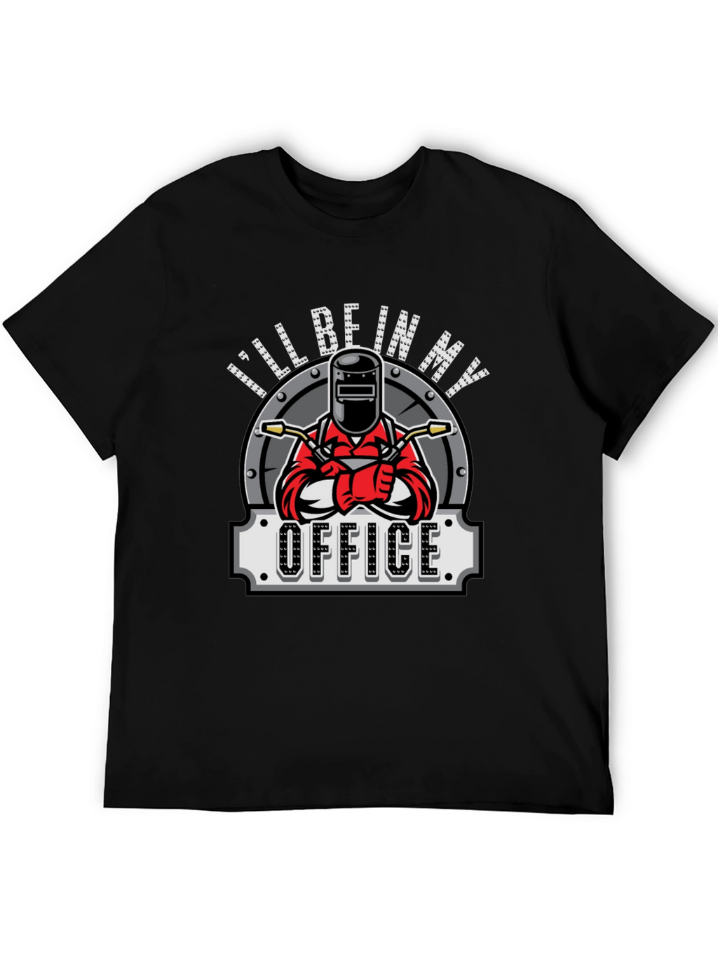Welders Office Graphic T-Shirt - Black