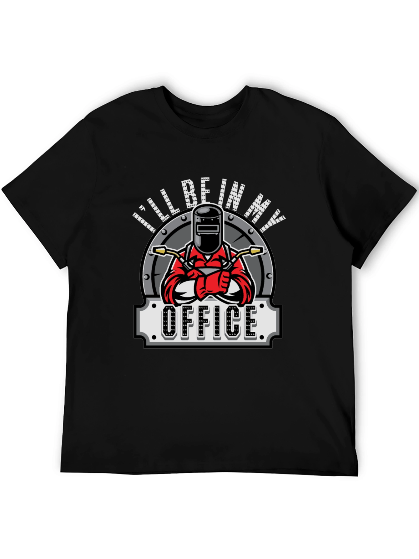 Welders Office Graphic T-Shirt - Black
