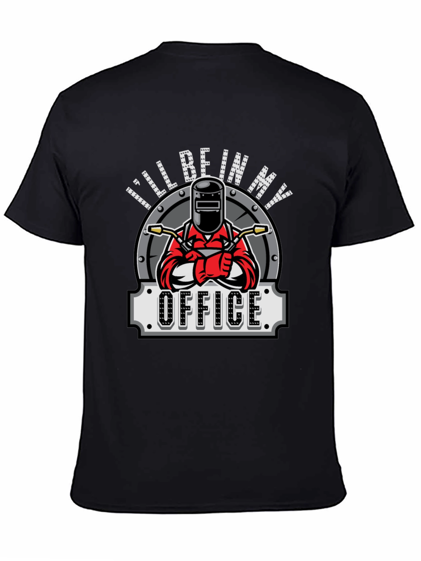Welders Office Graphic T-Shirt - Black