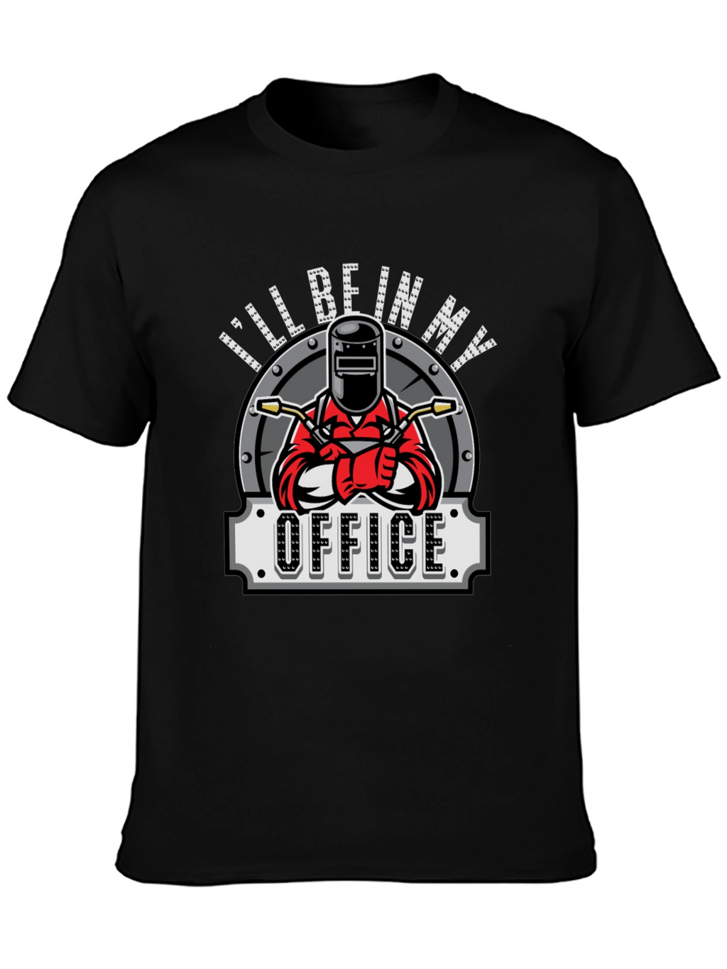 Welders Office Graphic T-Shirt - Black