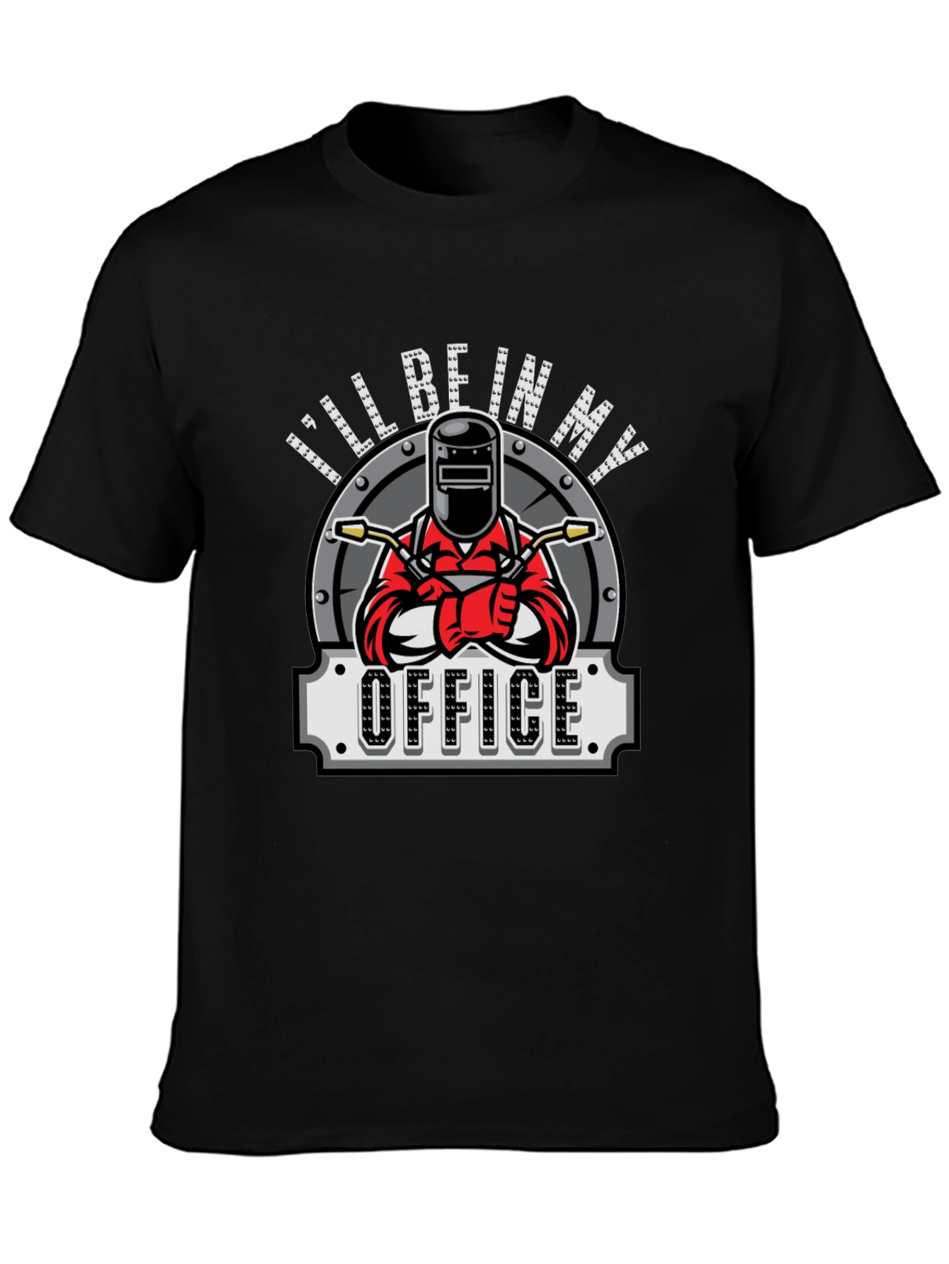Welders Office Graphic T-Shirt - Black