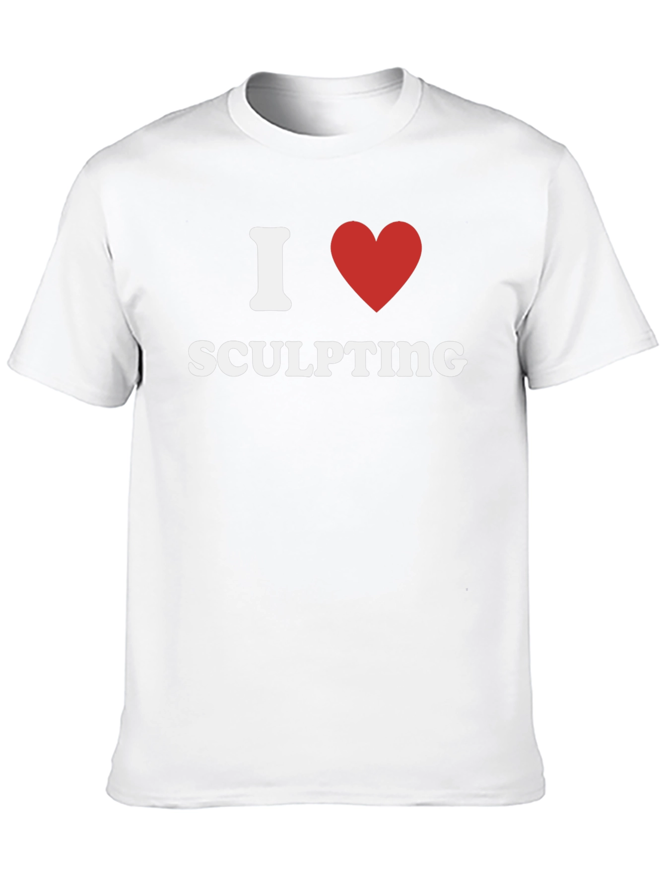 I Heart Sculpting T-Shirt -  Art Lovers Tee