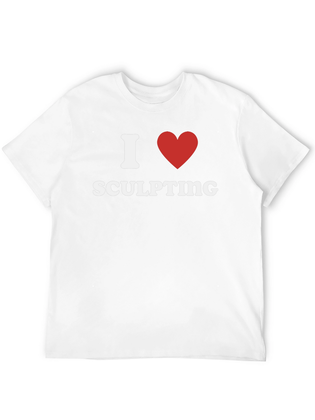 I Heart Sculpting T-Shirt -  Art Lovers Tee