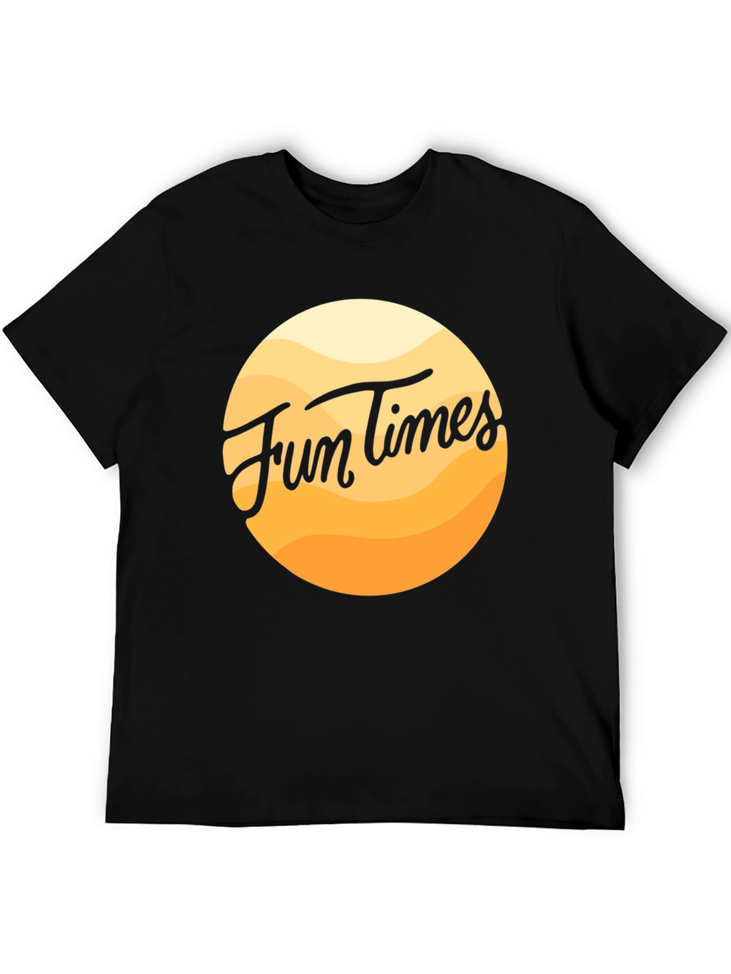 Fun Times Black Graphic Tee