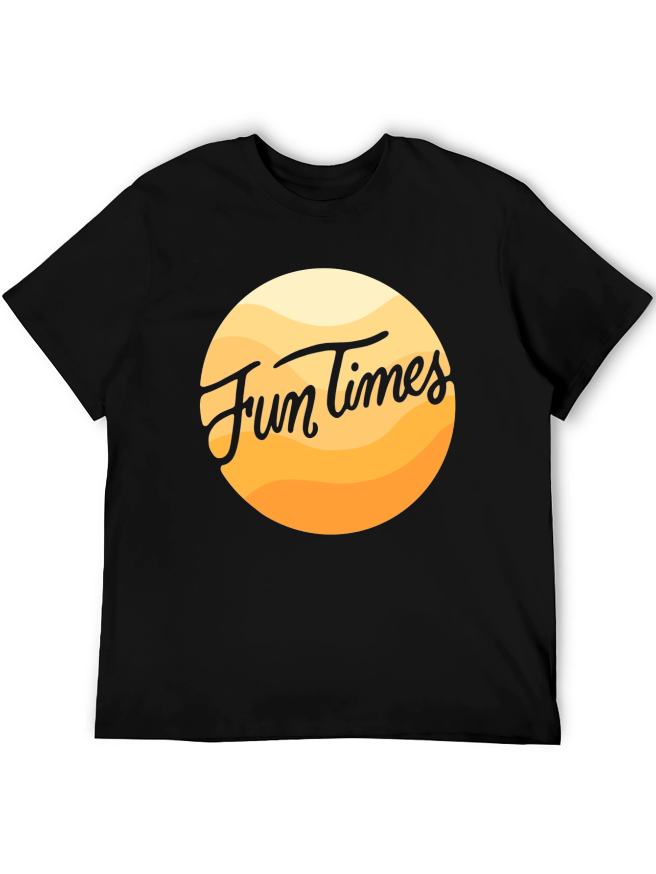 Fun Times Black Graphic Tee