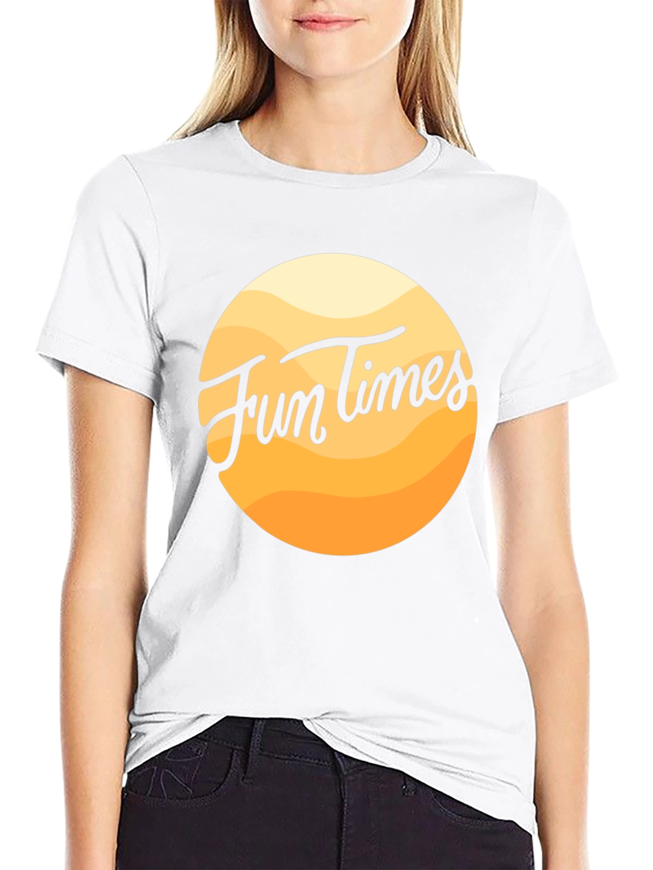 Fun Times Black Graphic Tee
