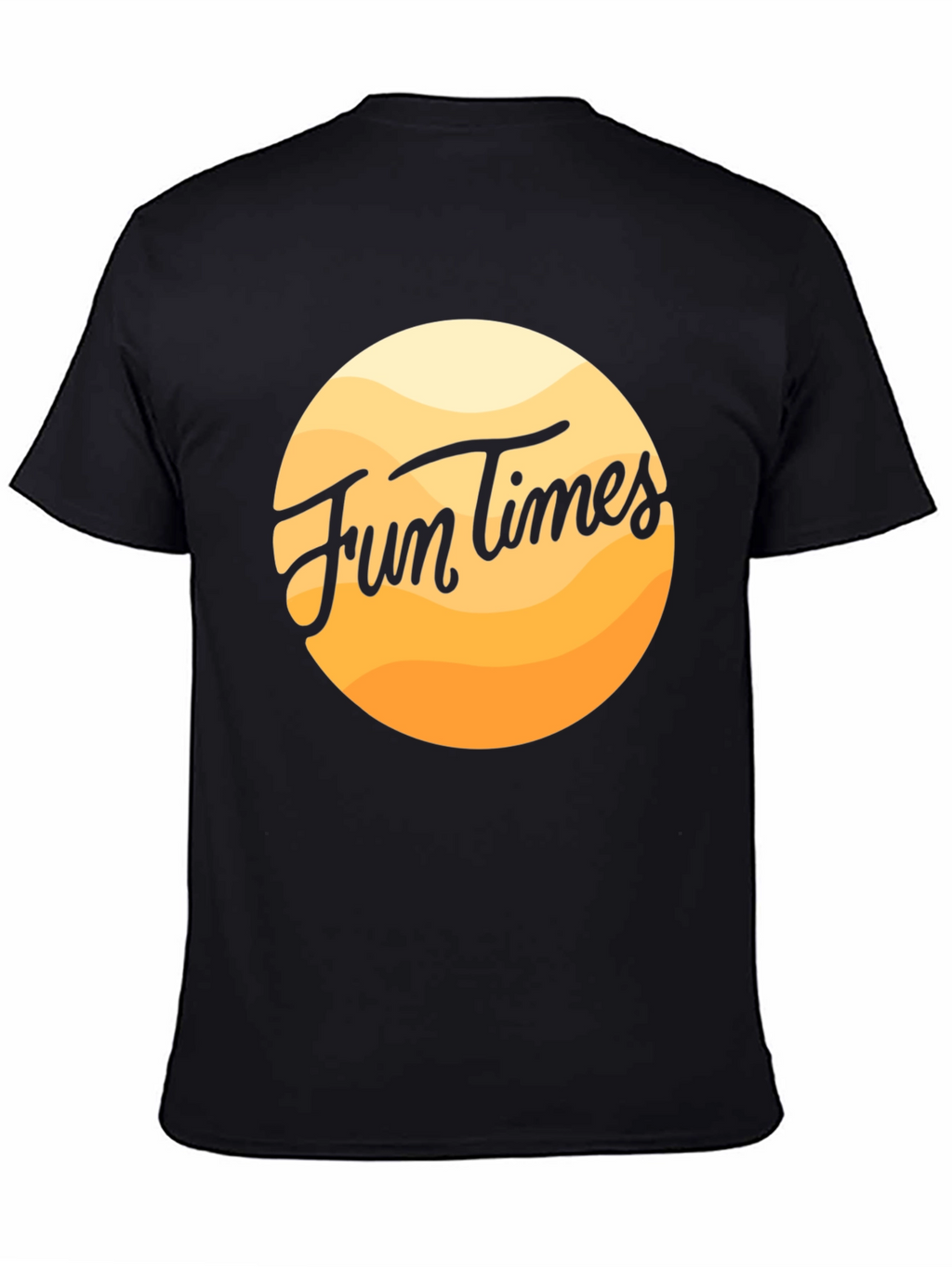 Fun Times Black Graphic Tee