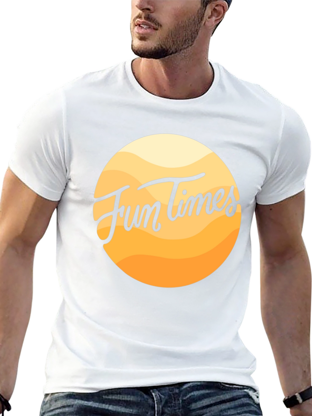 Fun Times Black Graphic Tee