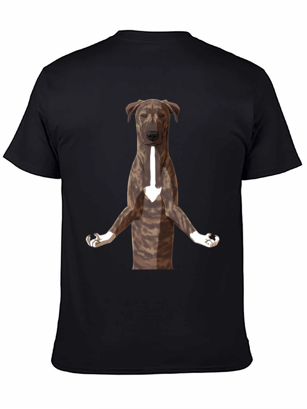 Yoga Dog Graphic Tee - Black