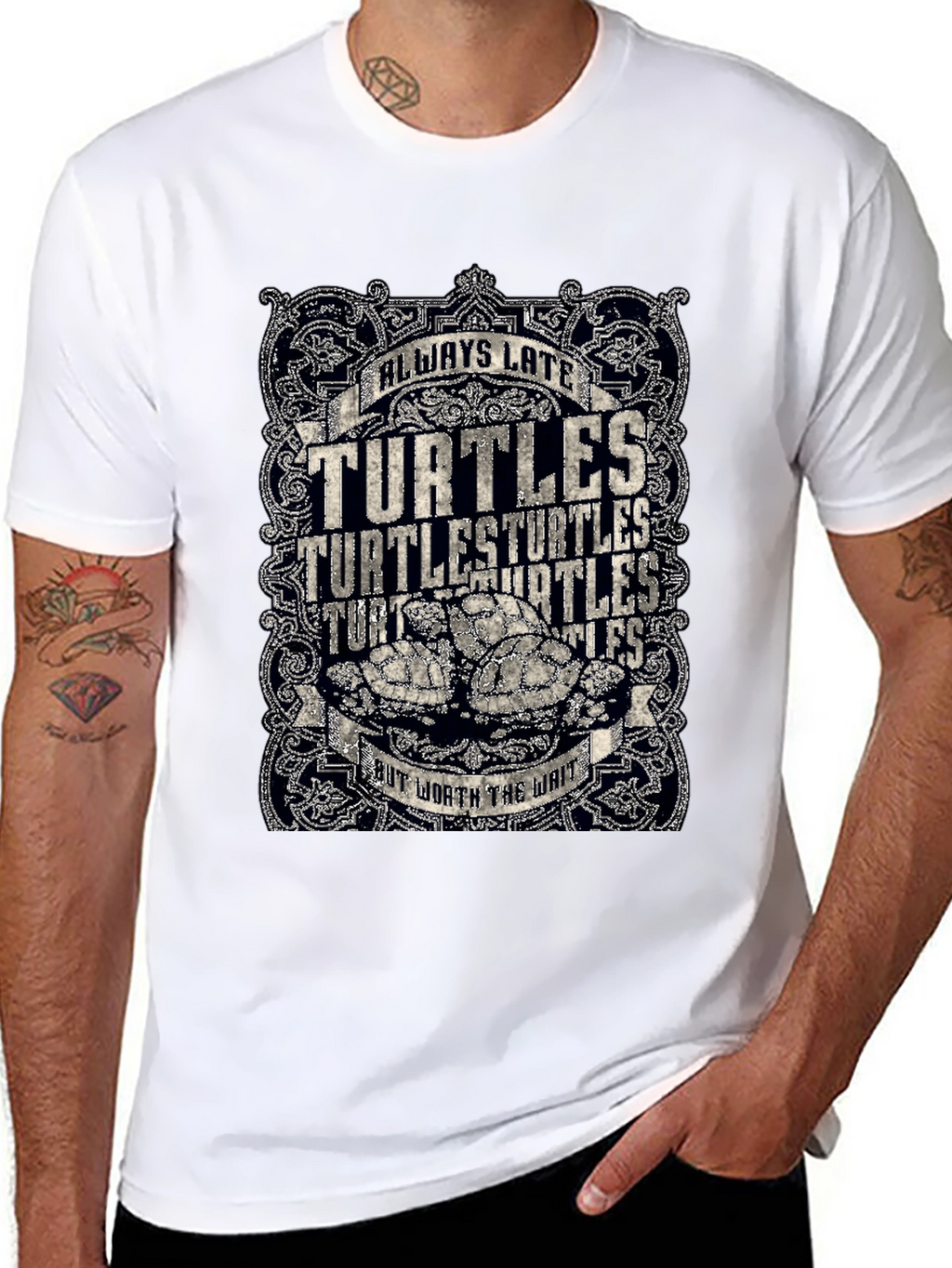 Always Late Turtles T-Shirt Funny Graphic Tee