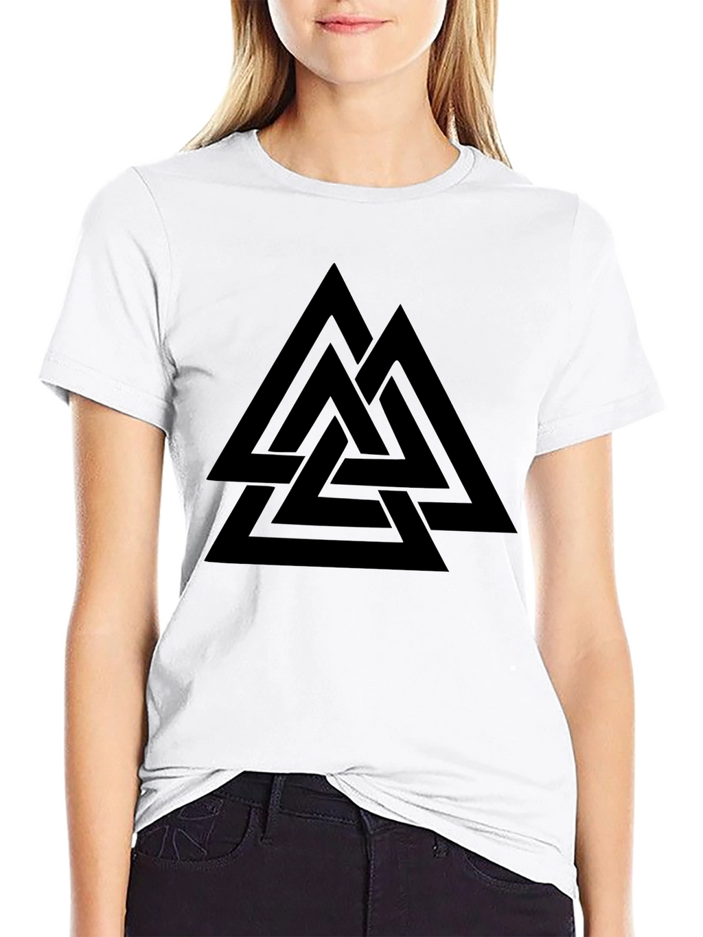 Valknut Symbol Black T-Shirt