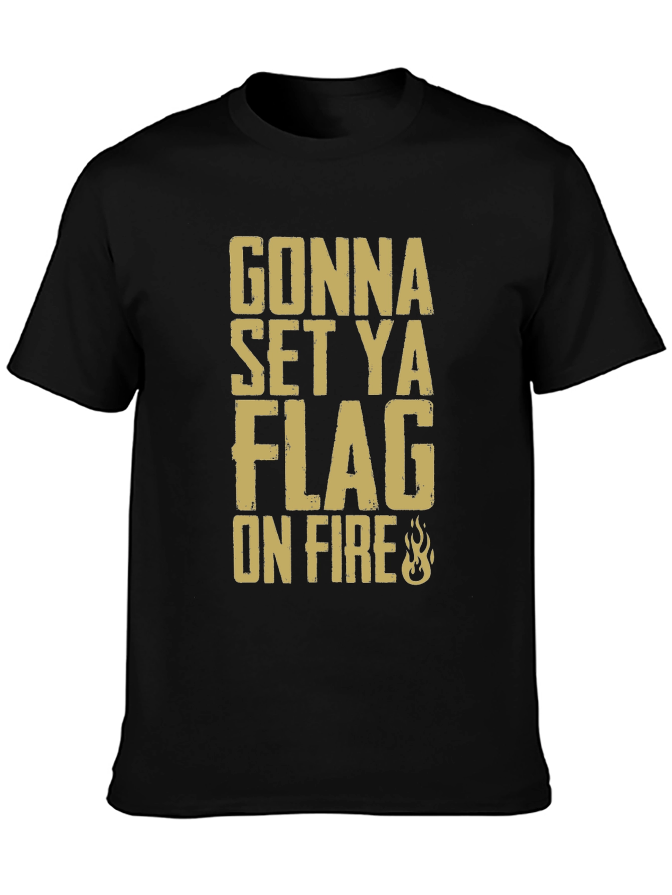 Gonna Set Ya Flag On Fire Graphic T-Shirt