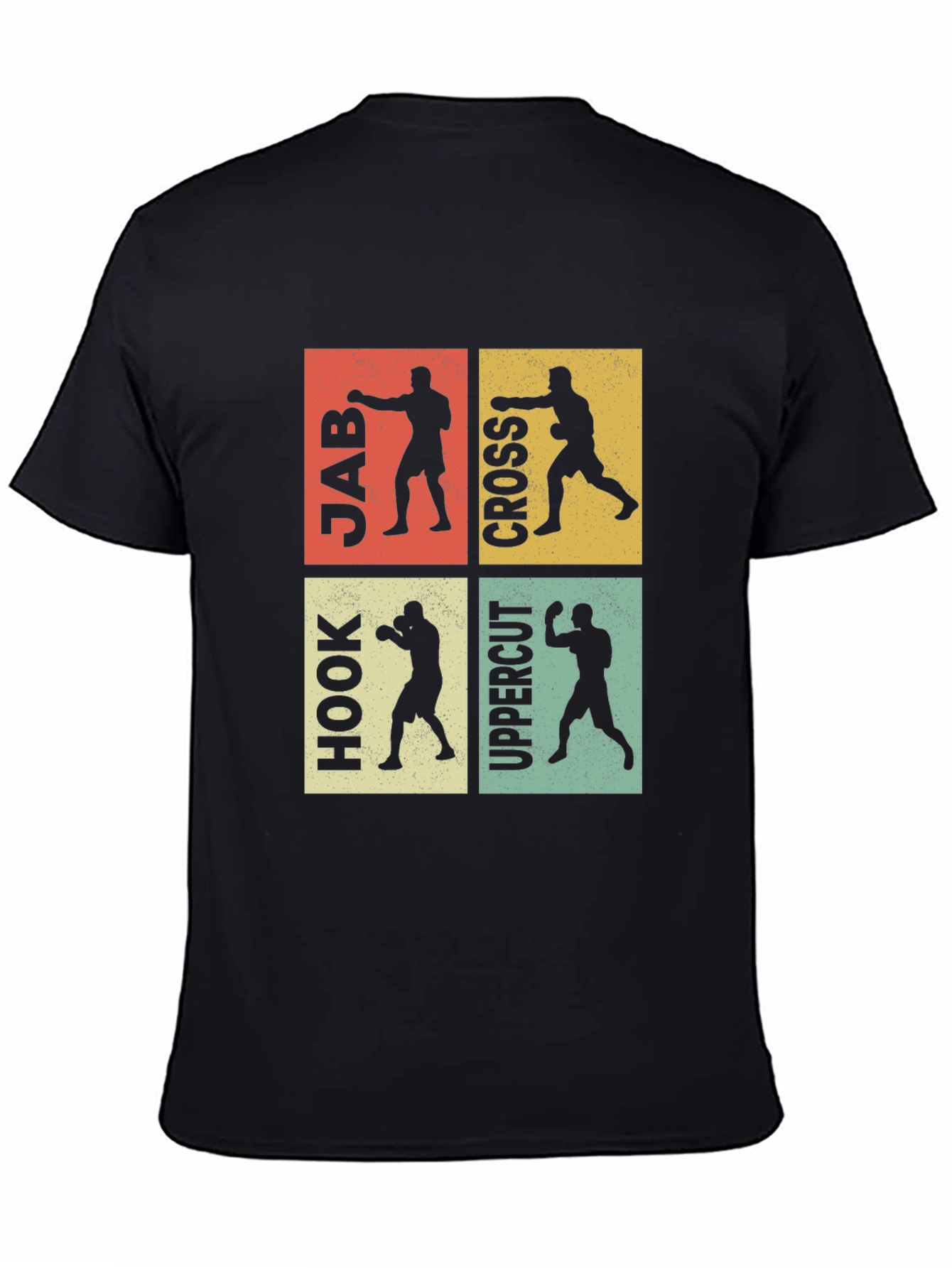Boxing Moves Graphic Tee - Jab Cross Hook Uppercut