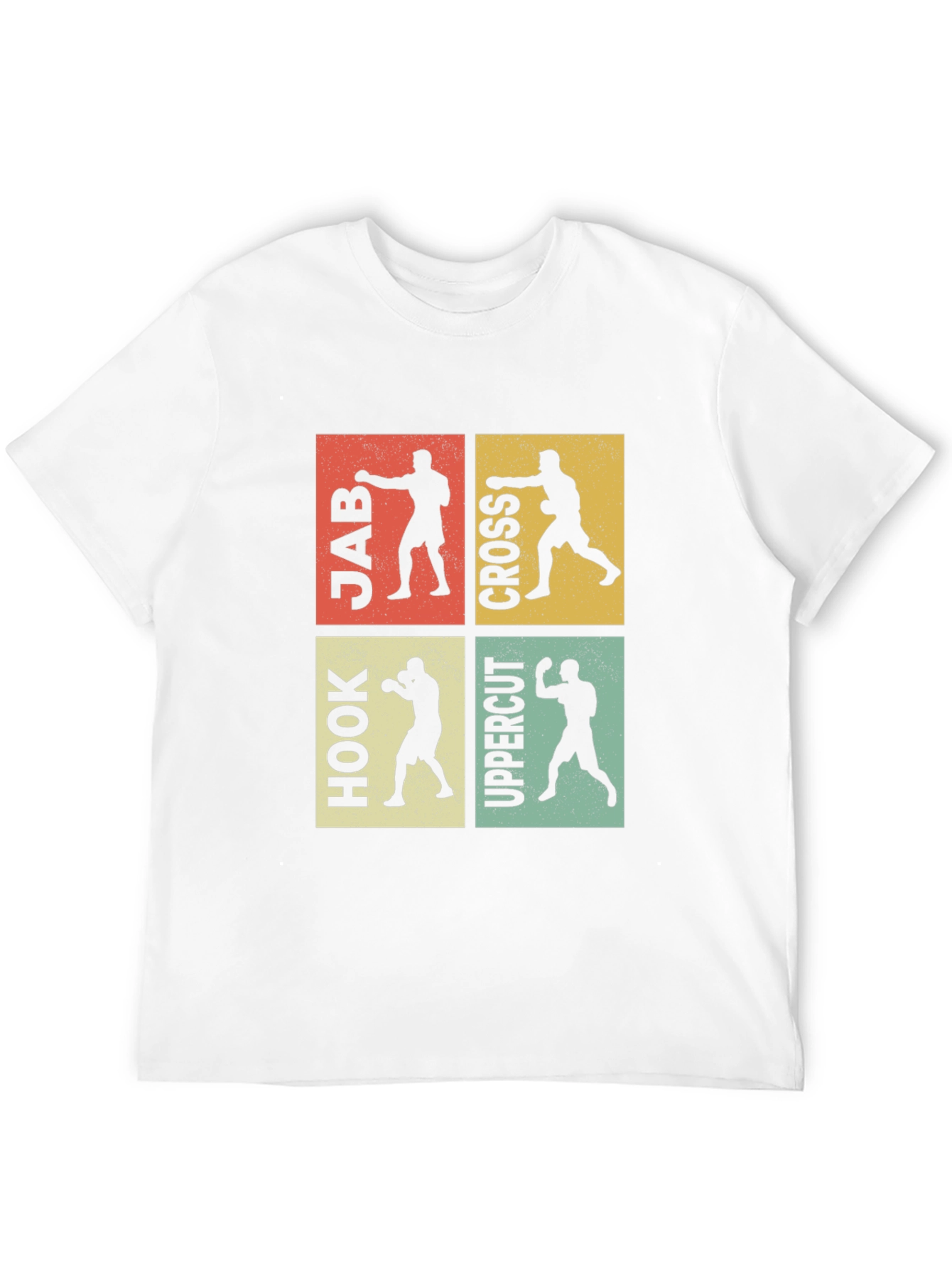 Boxing Moves Graphic Tee - Jab Cross Hook Uppercut