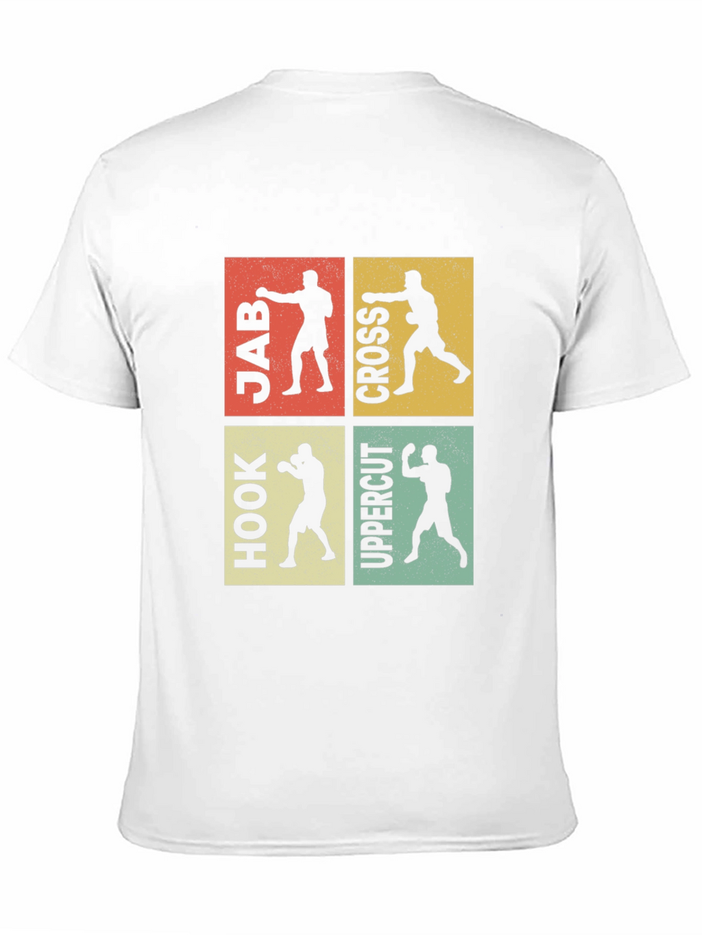 Boxing Moves Graphic Tee - Jab Cross Hook Uppercut