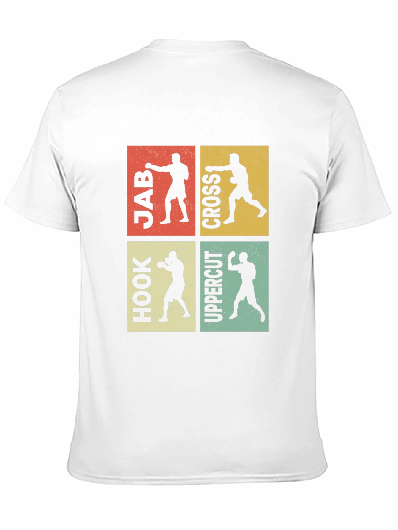 Boxing Moves Graphic Tee - Jab Cross Hook Uppercut