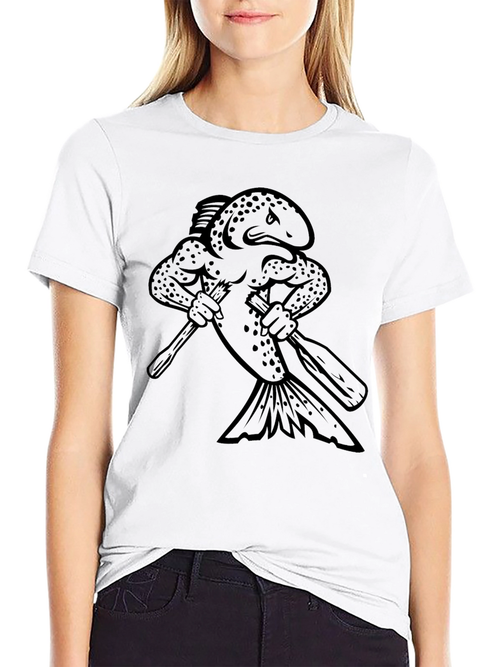 Black Fish Graphic T-Shirt
