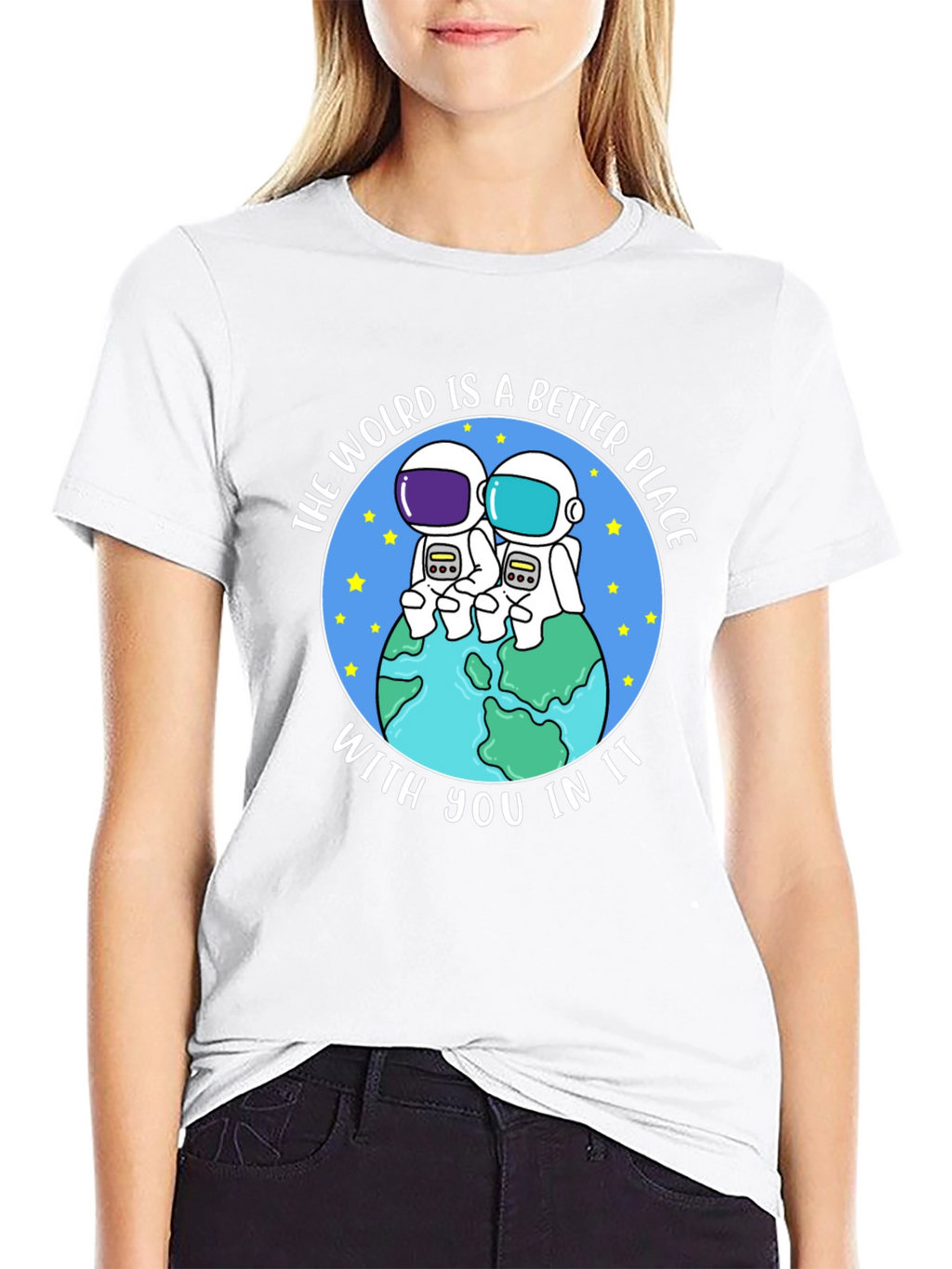 The World Is A Better Place Graphic T-Shirt
