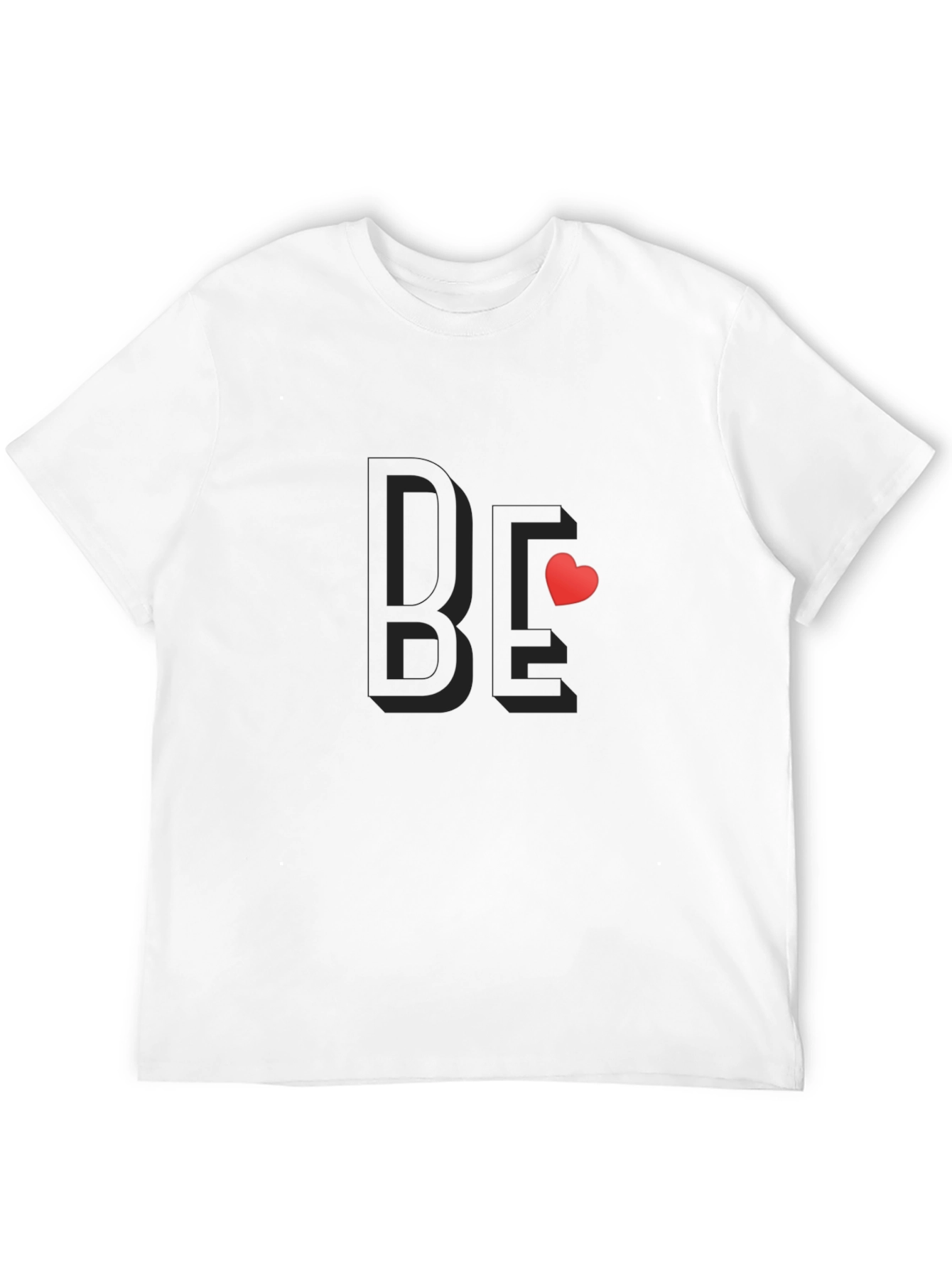 Be Mine Stylish Black Cotton Tee