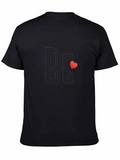Be Mine Stylish Black Cotton Tee
