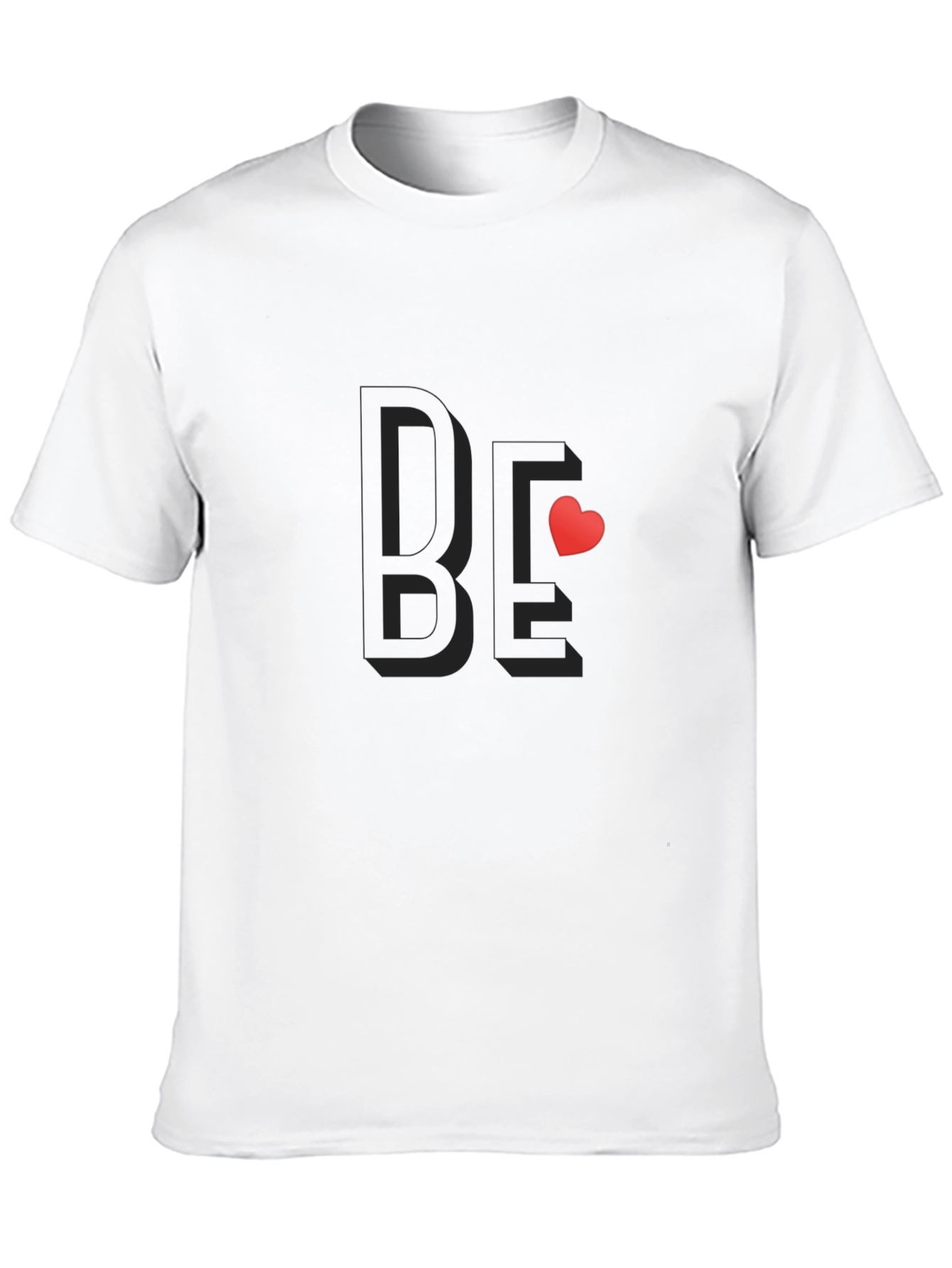 Be Mine Stylish Black Cotton Tee