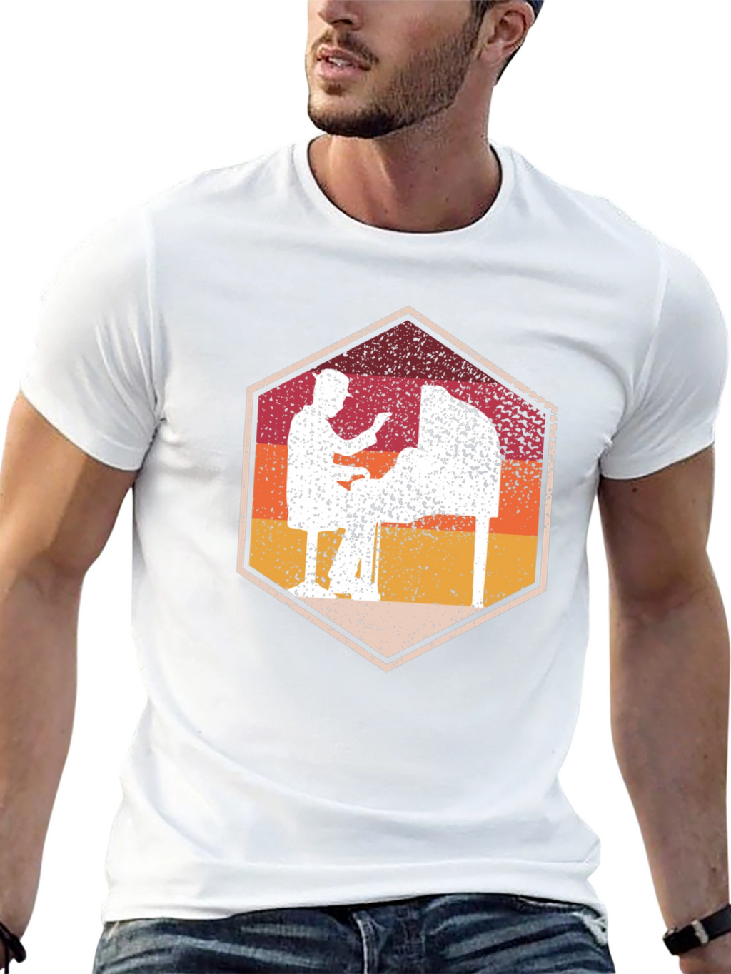 Retro Pinball Machine Graphic T-Shirt