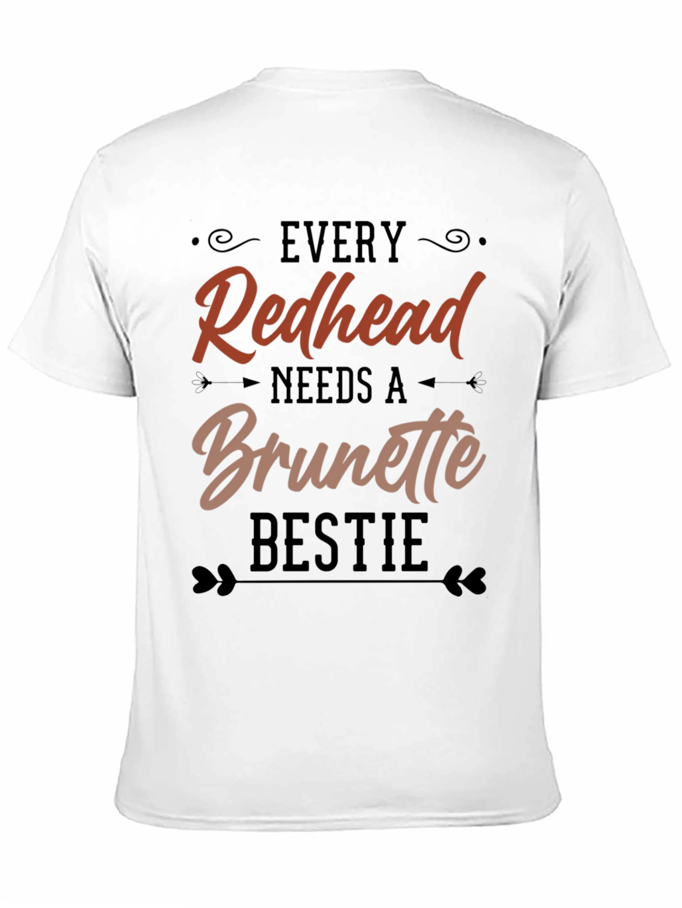 Redhead Brunette Bestie Graphic Tee