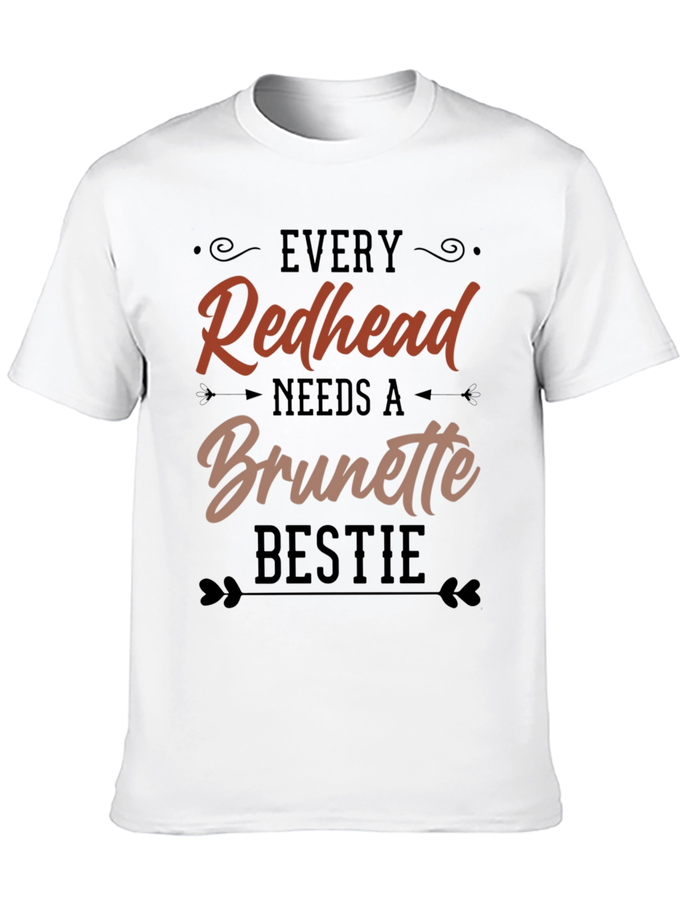Redhead Brunette Bestie Graphic Tee