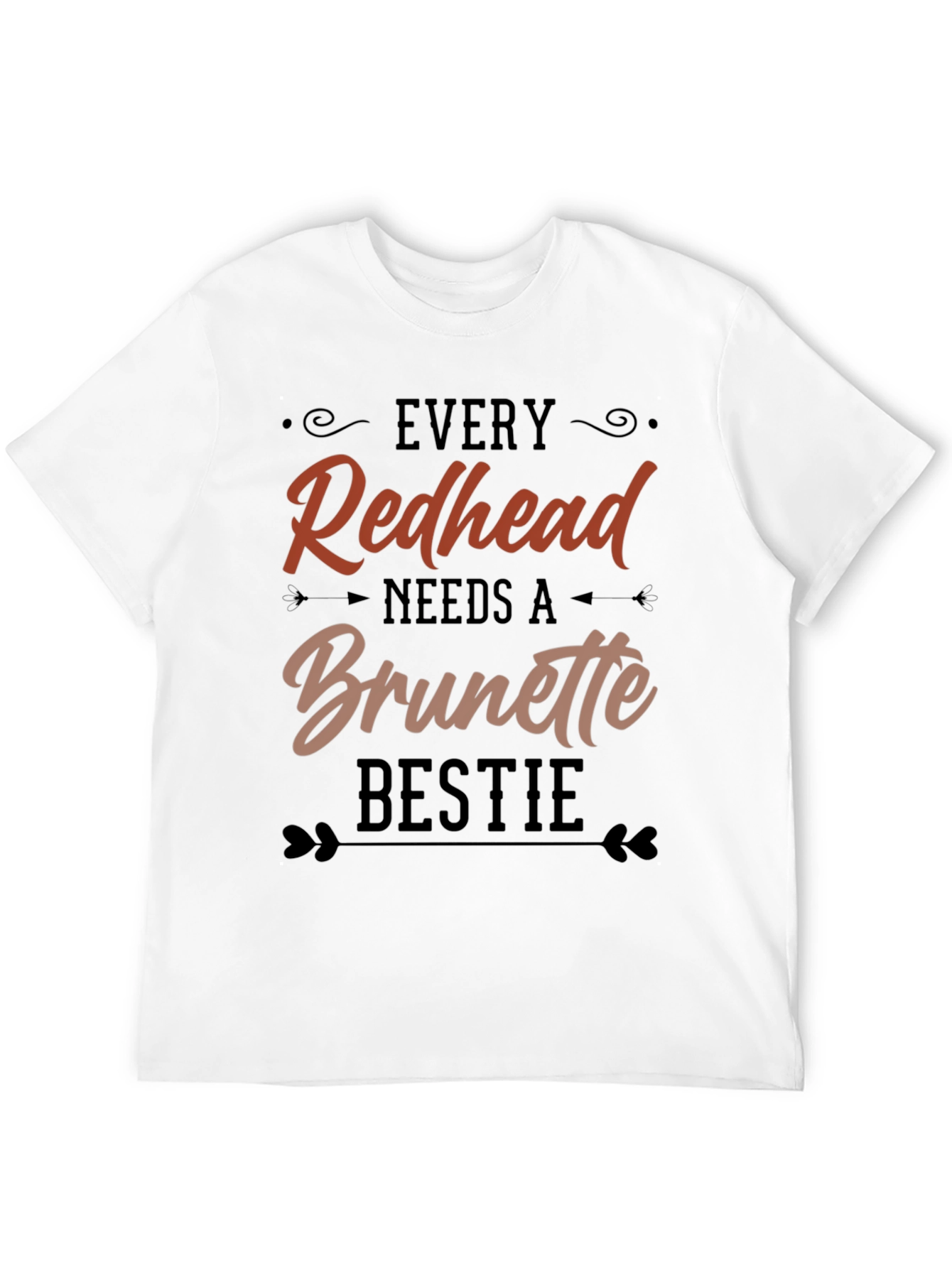 Redhead Brunette Bestie Graphic Tee