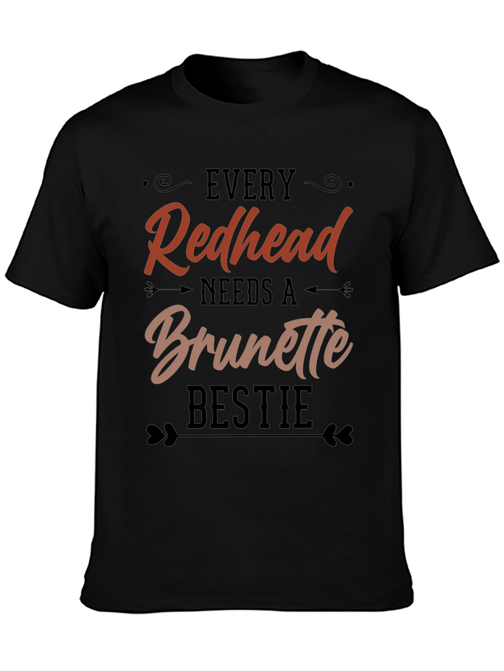 Redhead Brunette Bestie Graphic Tee
