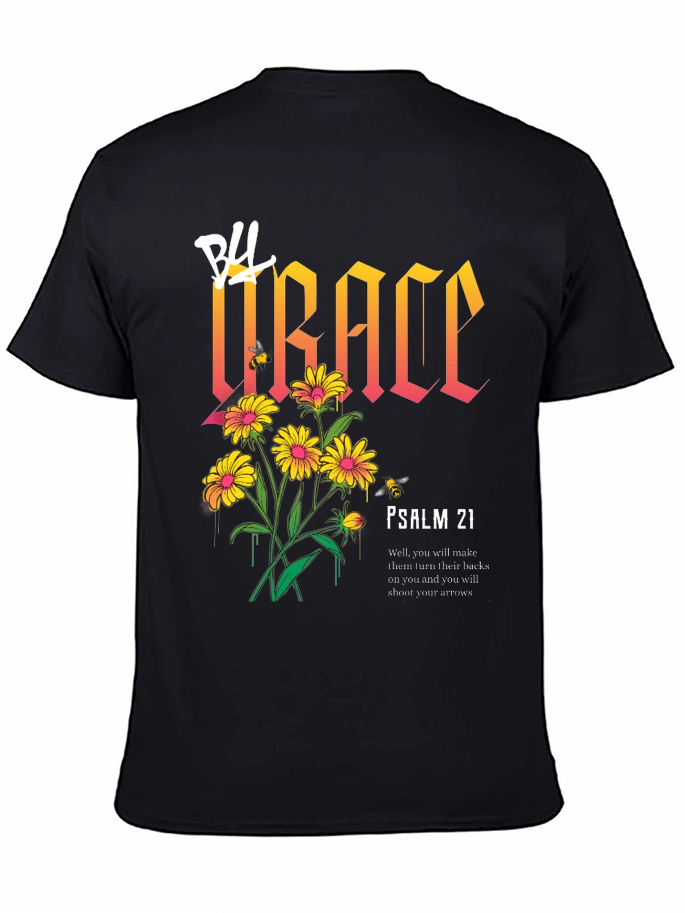 Grace Floral Graphic Print T-Shirt