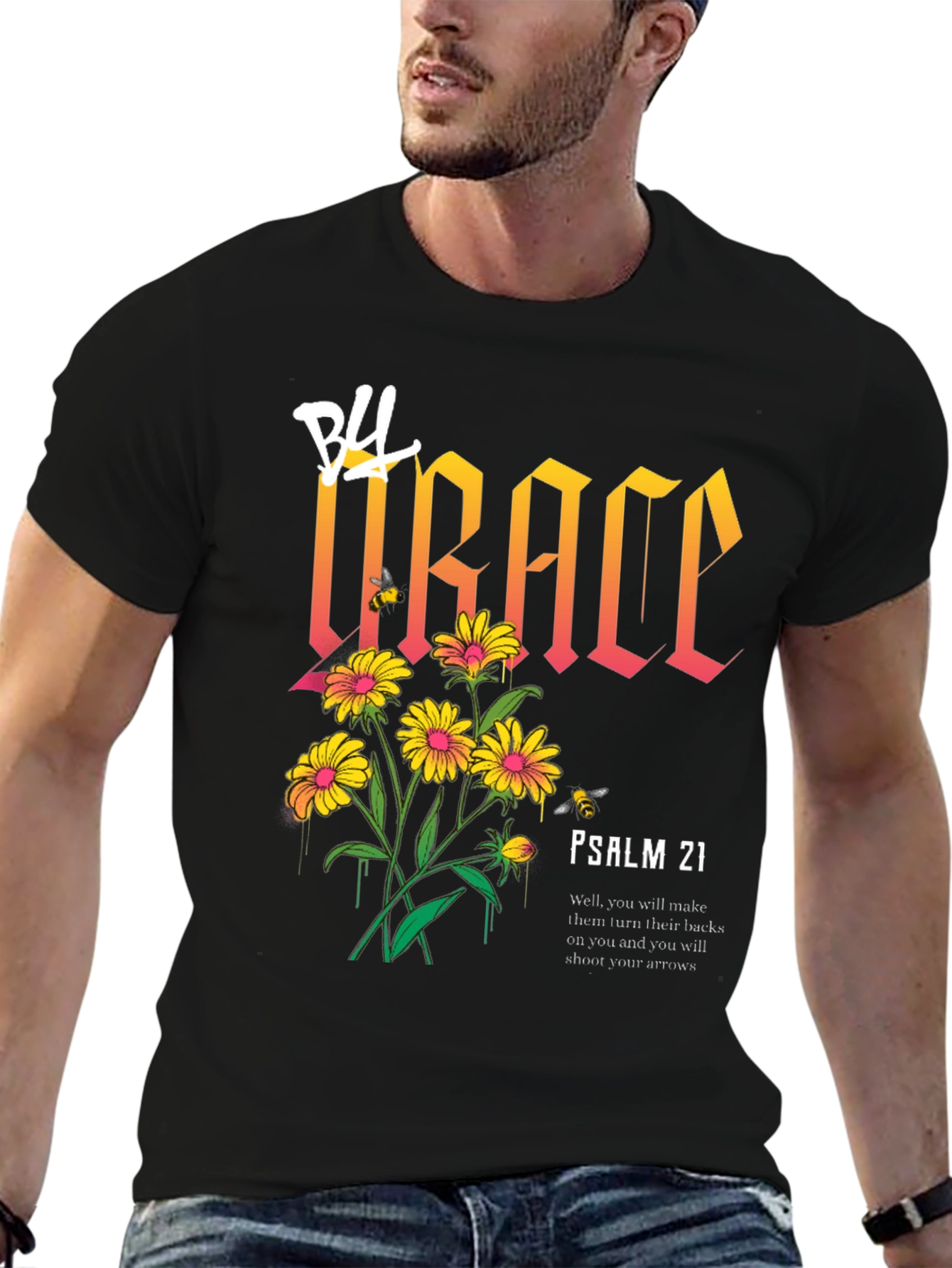 Grace Floral Graphic Print T-Shirt