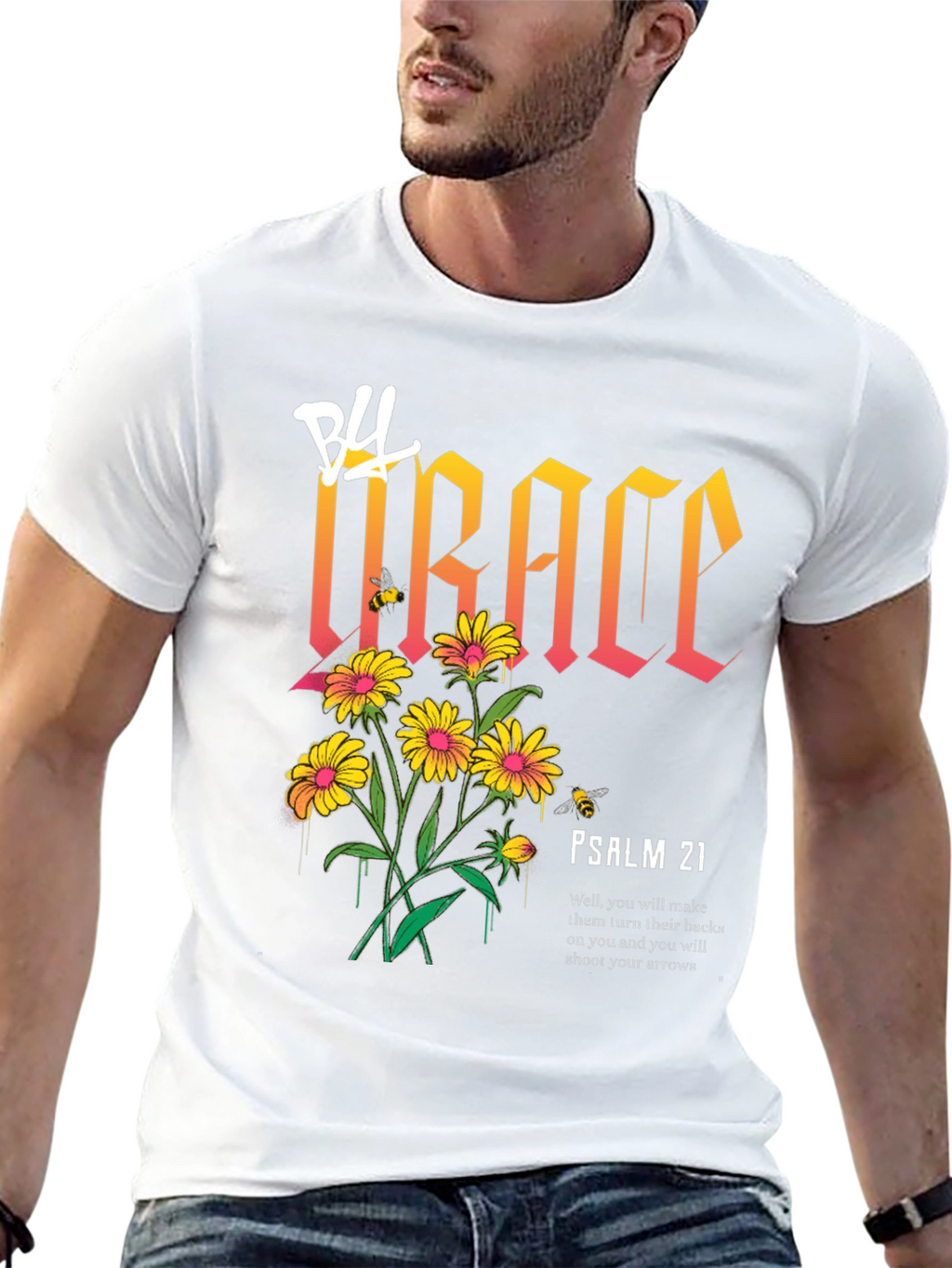 Grace Floral Graphic Print T-Shirt