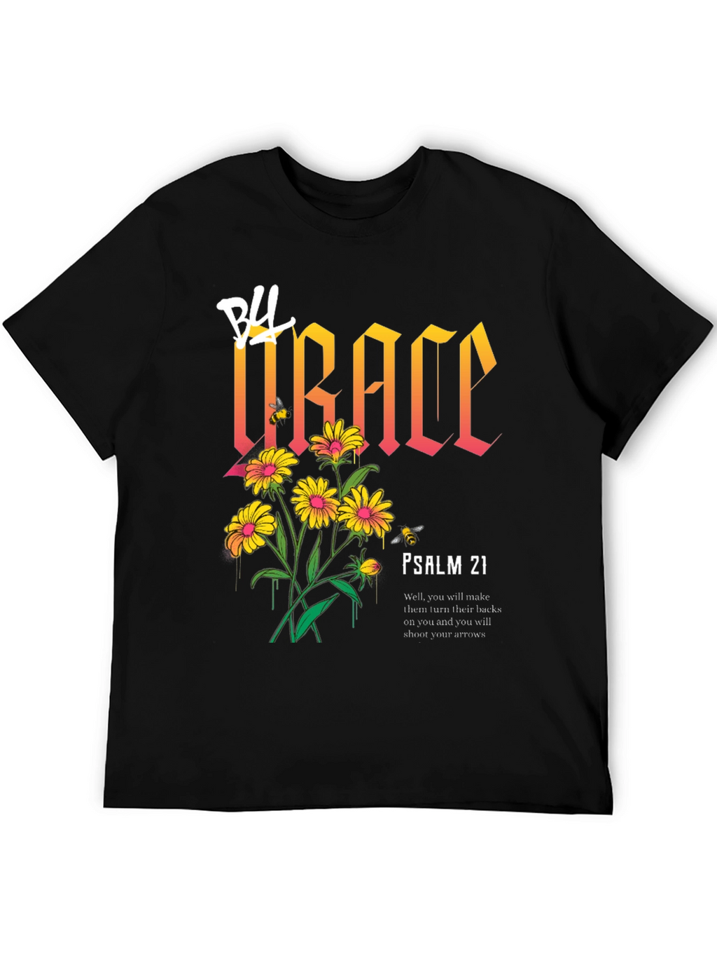 Grace Floral Graphic Print T-Shirt