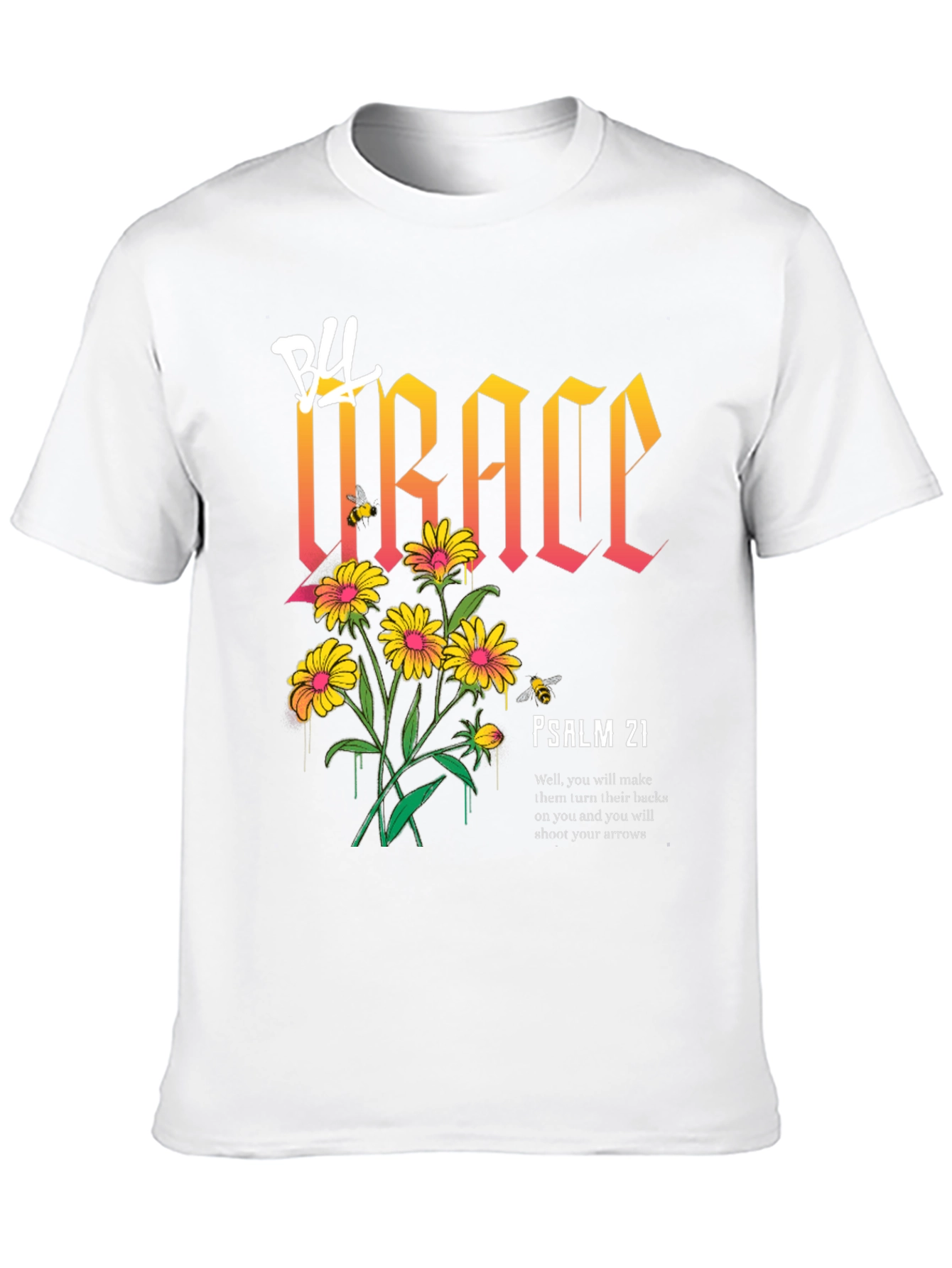 Grace Floral Graphic Print T-Shirt
