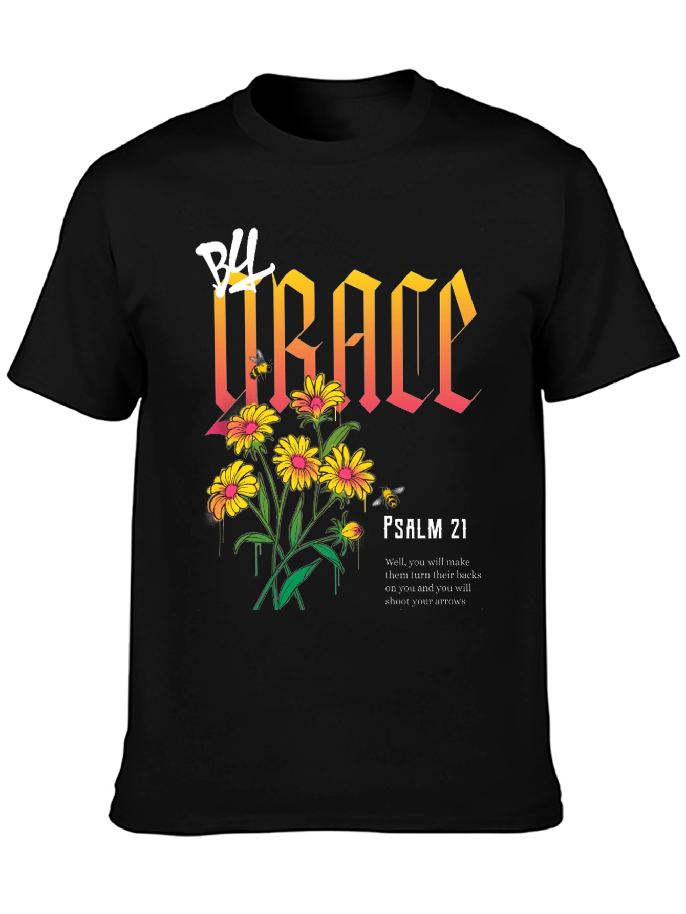 Grace Floral Graphic Print T-Shirt
