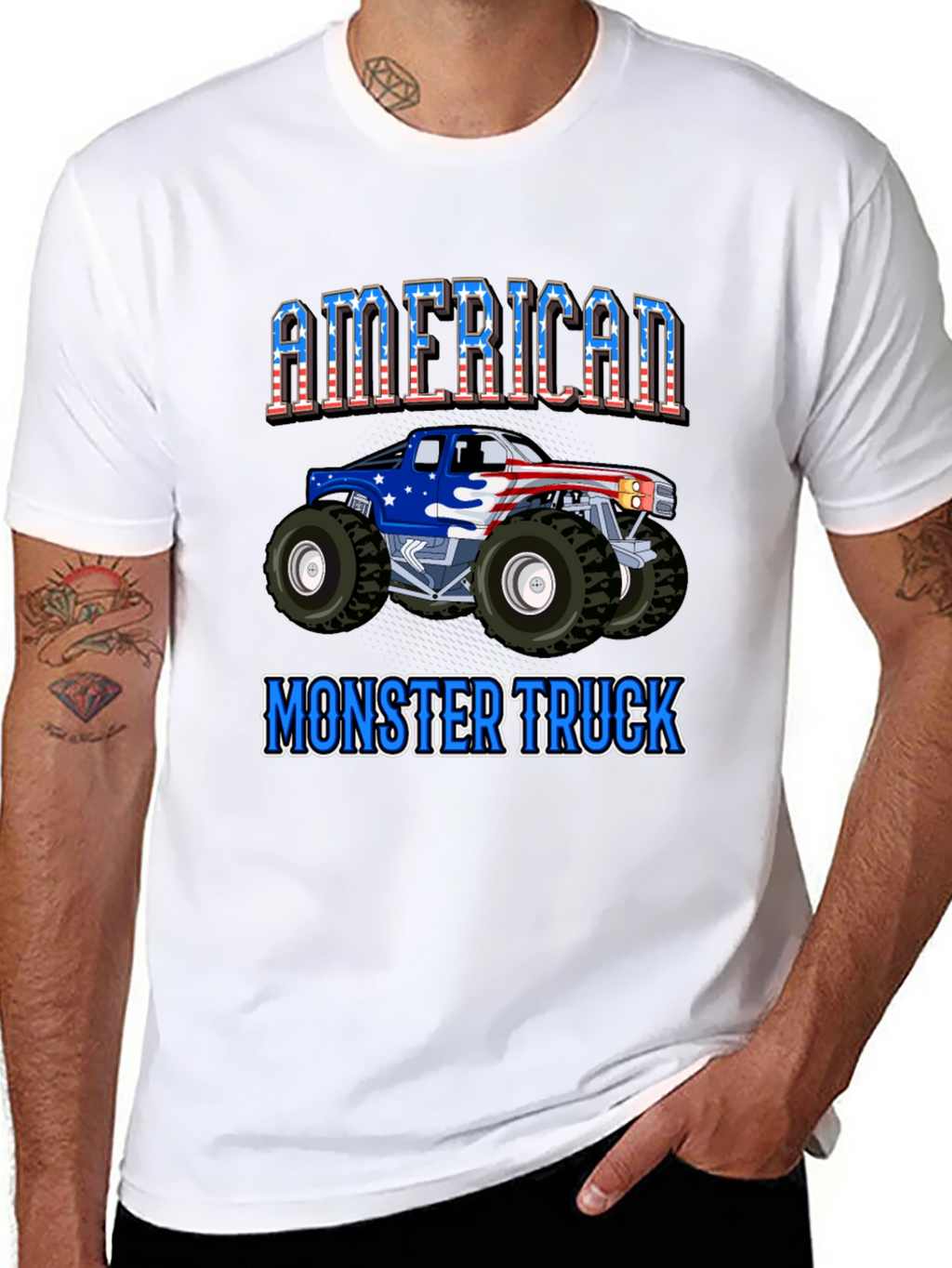 American Monster Truck T-Shirt