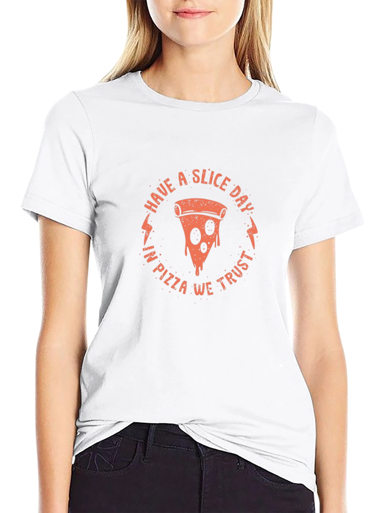 Pizza Slice Graphic Tee - Have a Slice Day