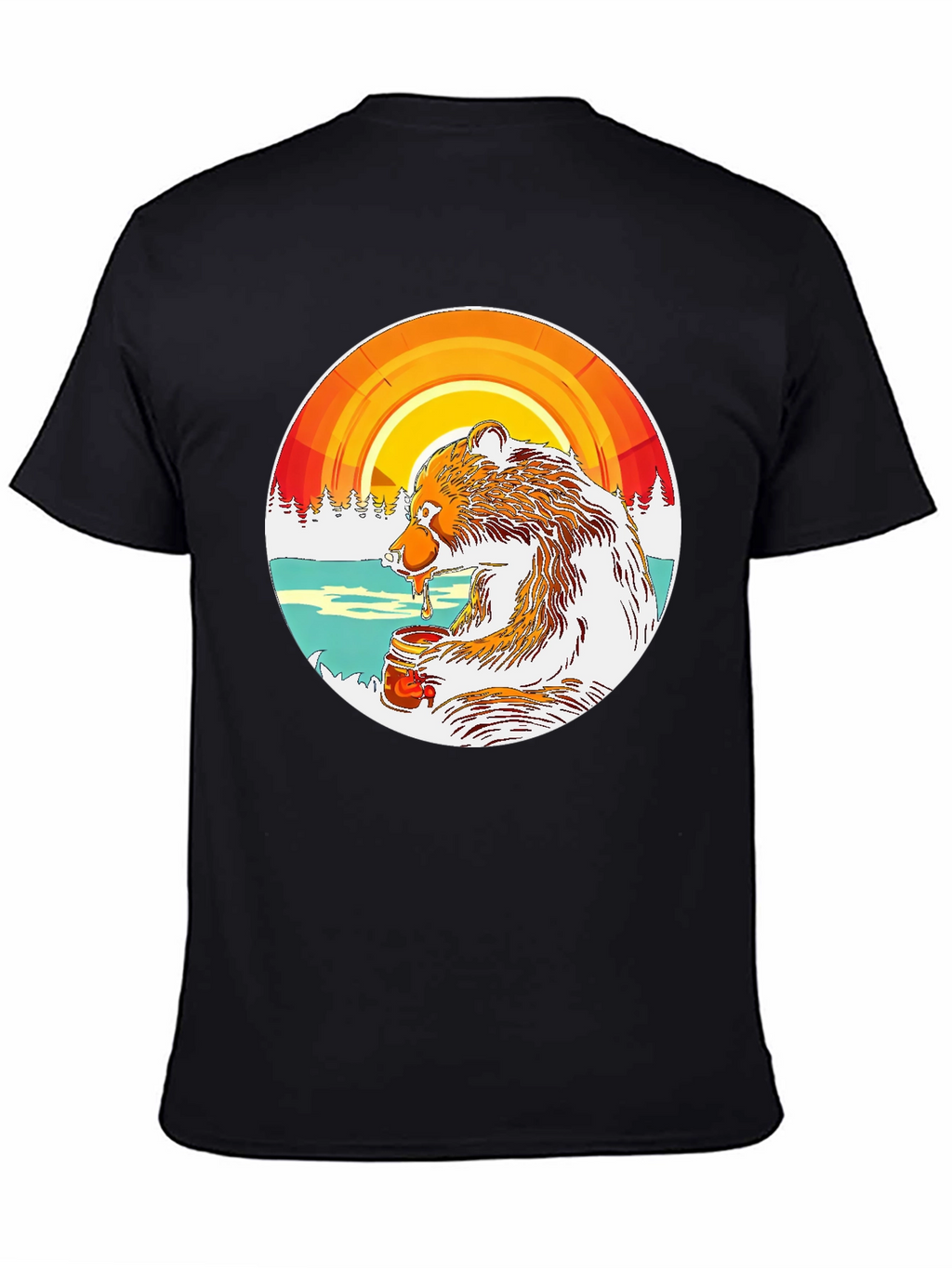 Bear with Honey Graphic Tee