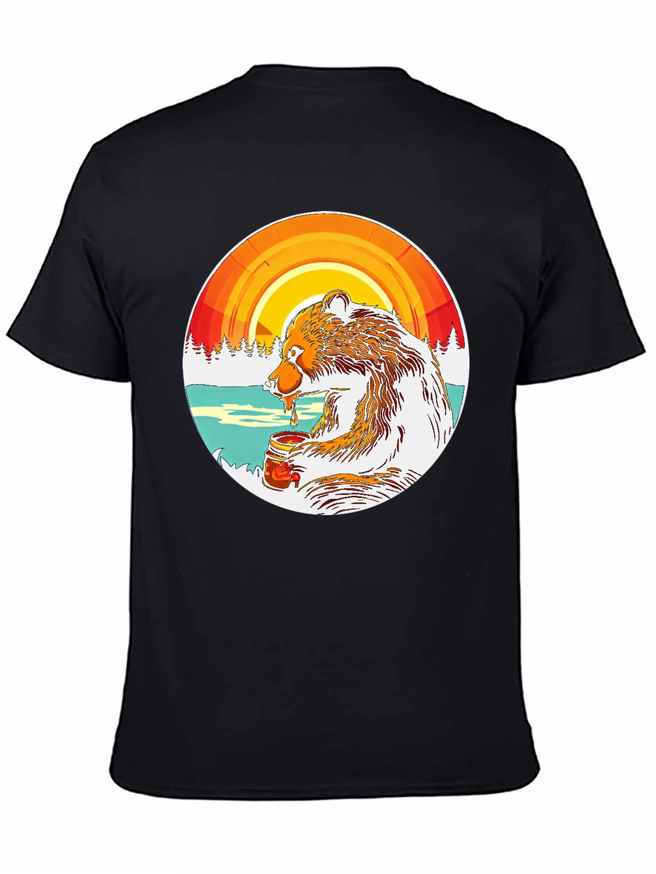 Bear with Honey Graphic Tee