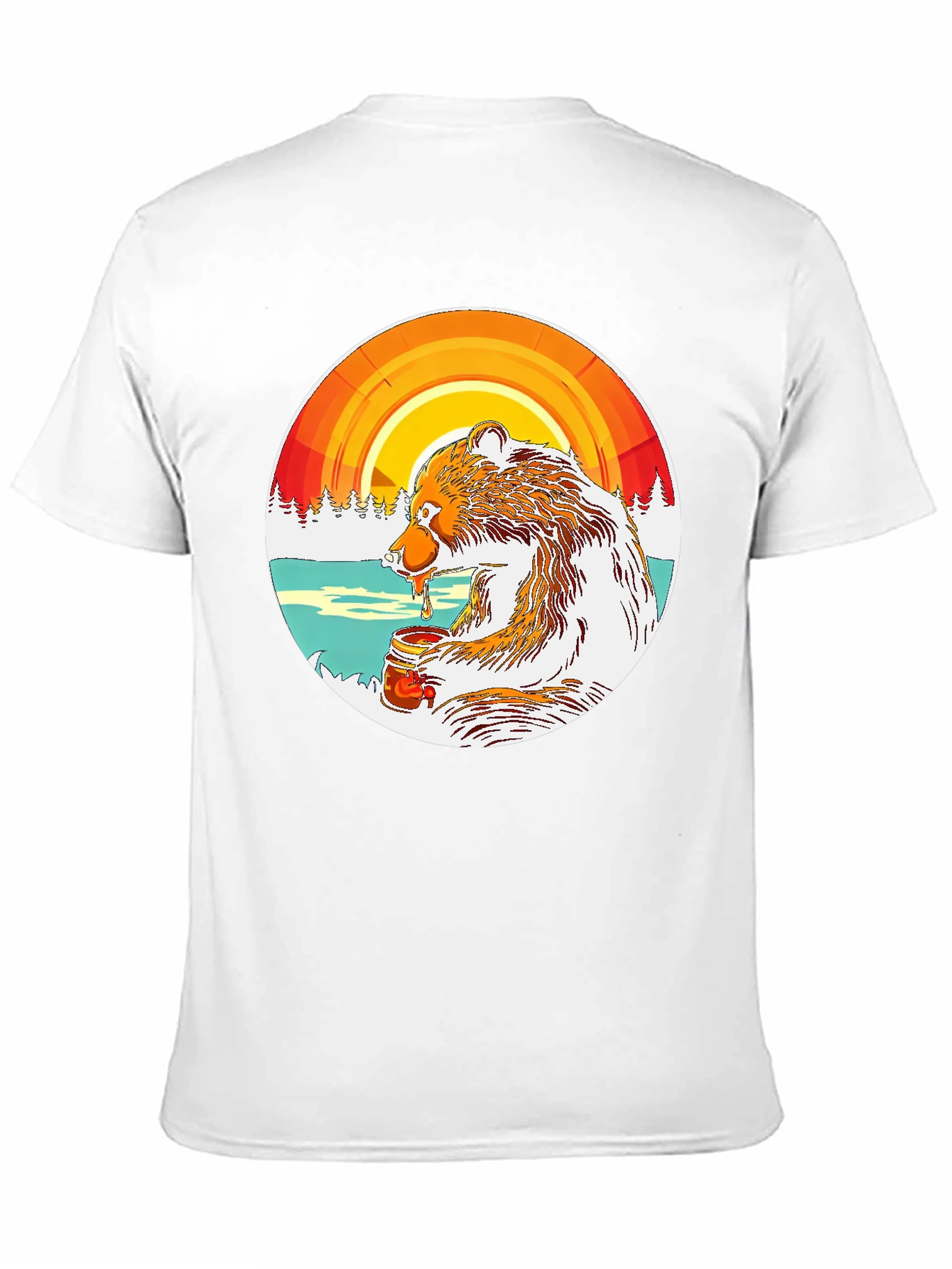 Bear with Honey Graphic Tee