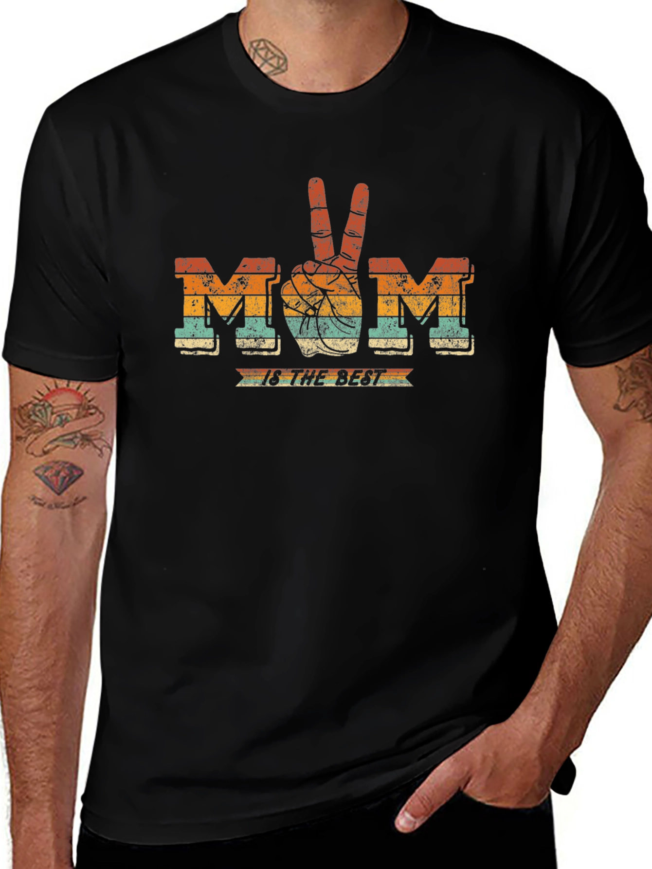 Retro Mom is the Best T-Shirt