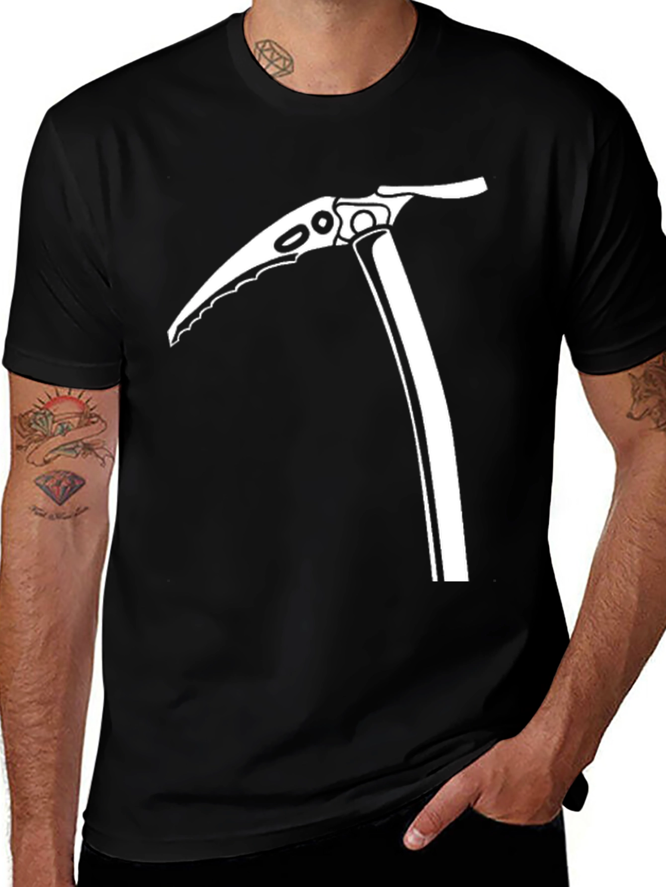 Black Ice Axe Graphic Tee - Adventure Ready
