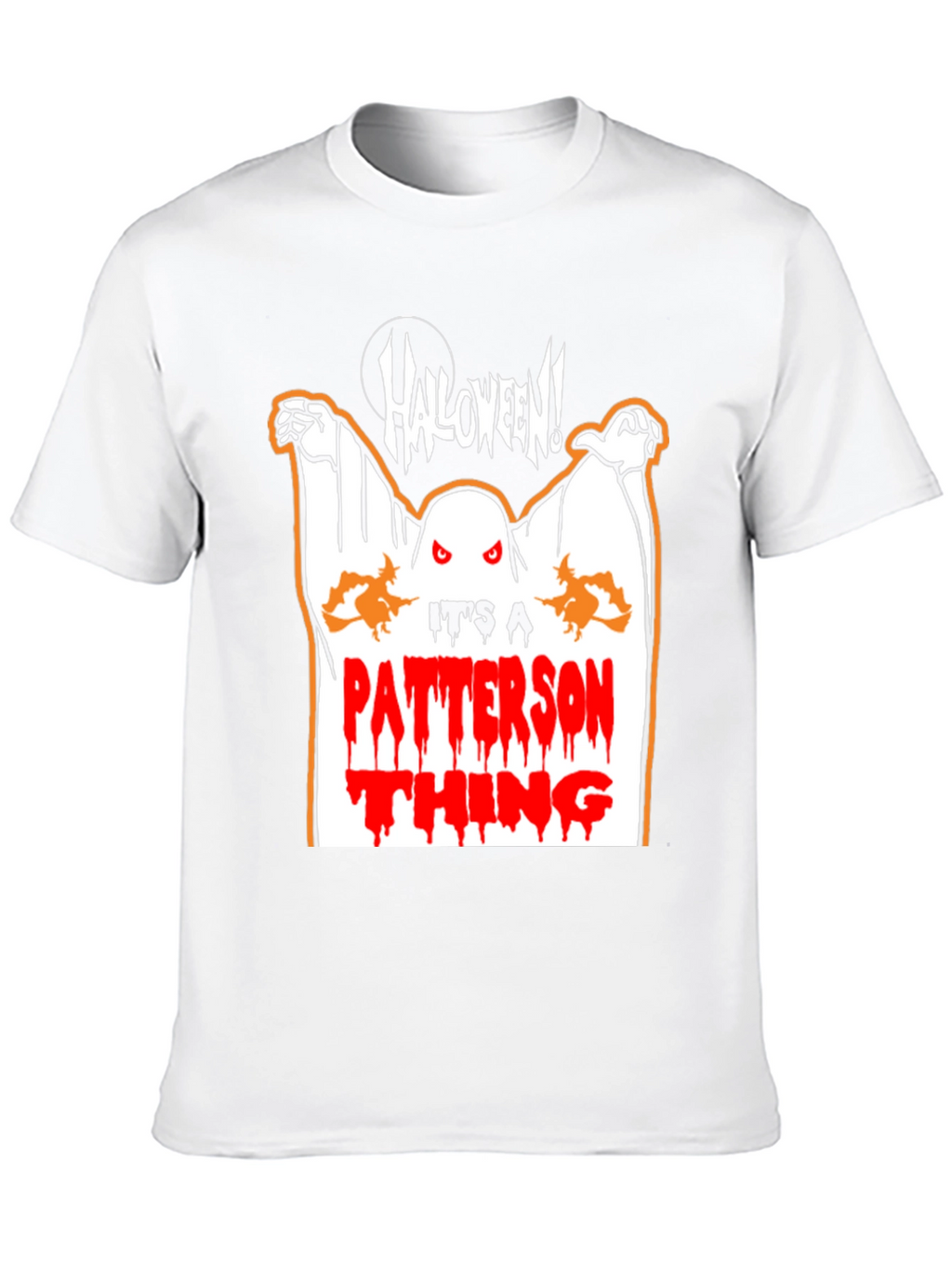 Halloween Patterson Thing Black Graphic Tee