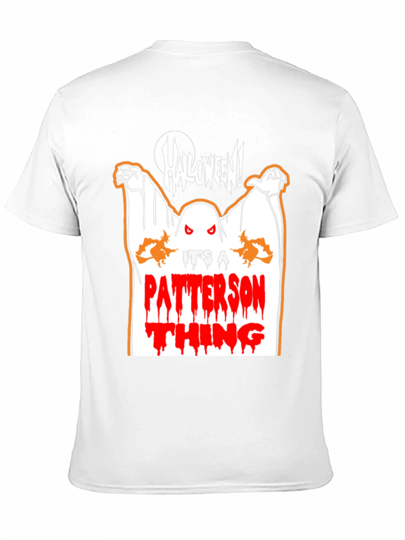 Halloween Patterson Thing Black Graphic Tee
