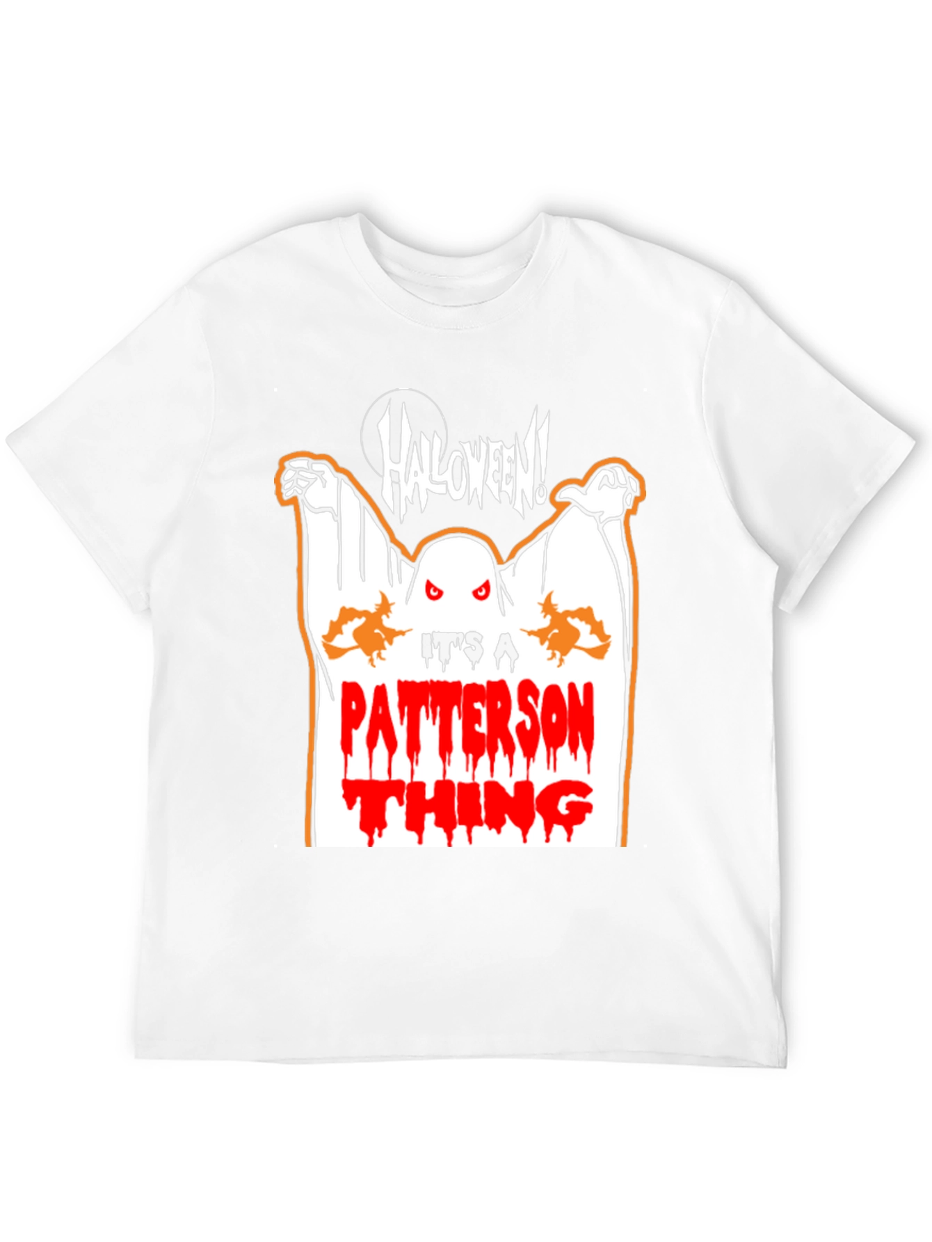 Halloween Patterson Thing Black Graphic Tee