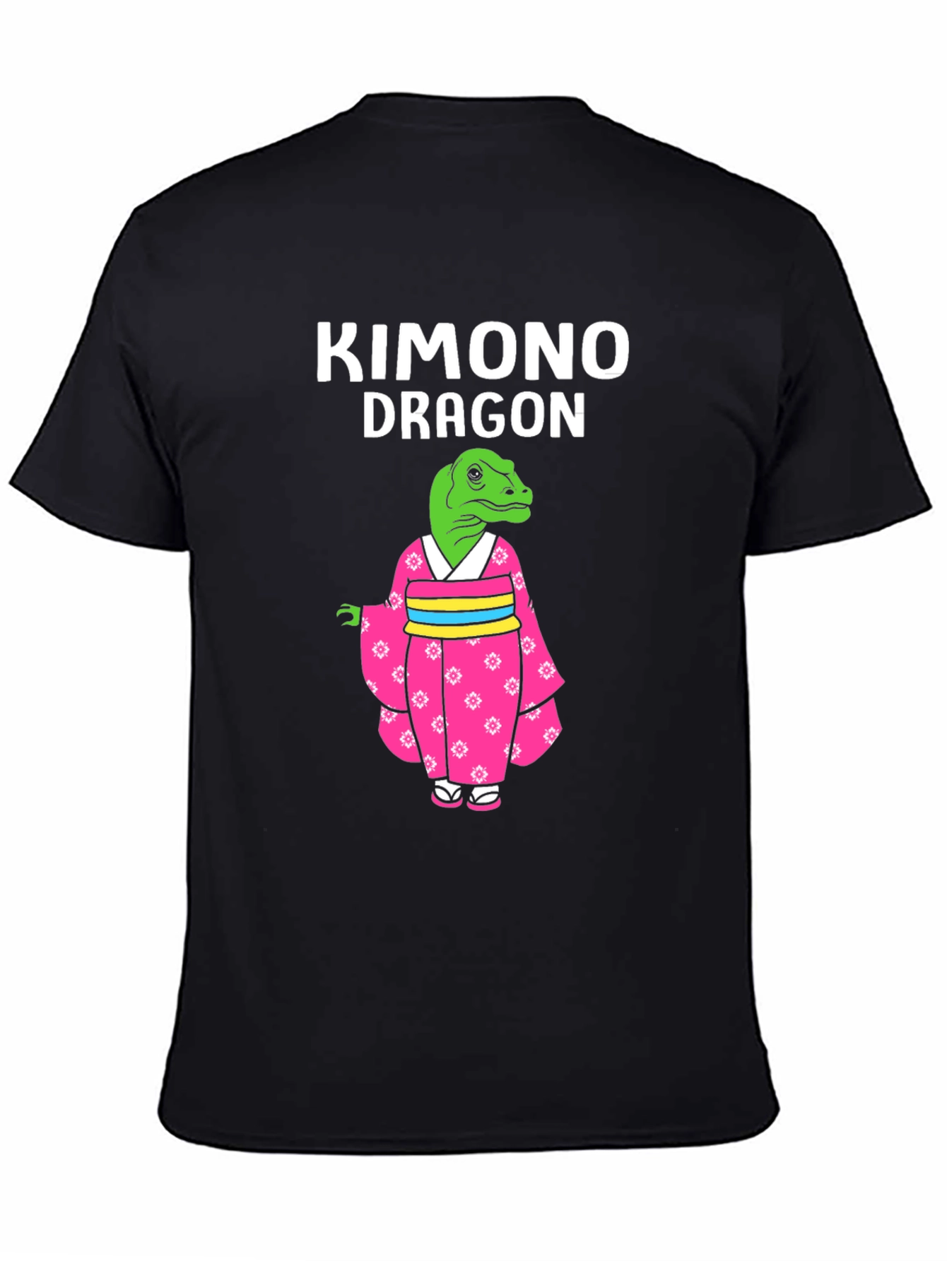 Kimono Dragon Graphic T-Shirt