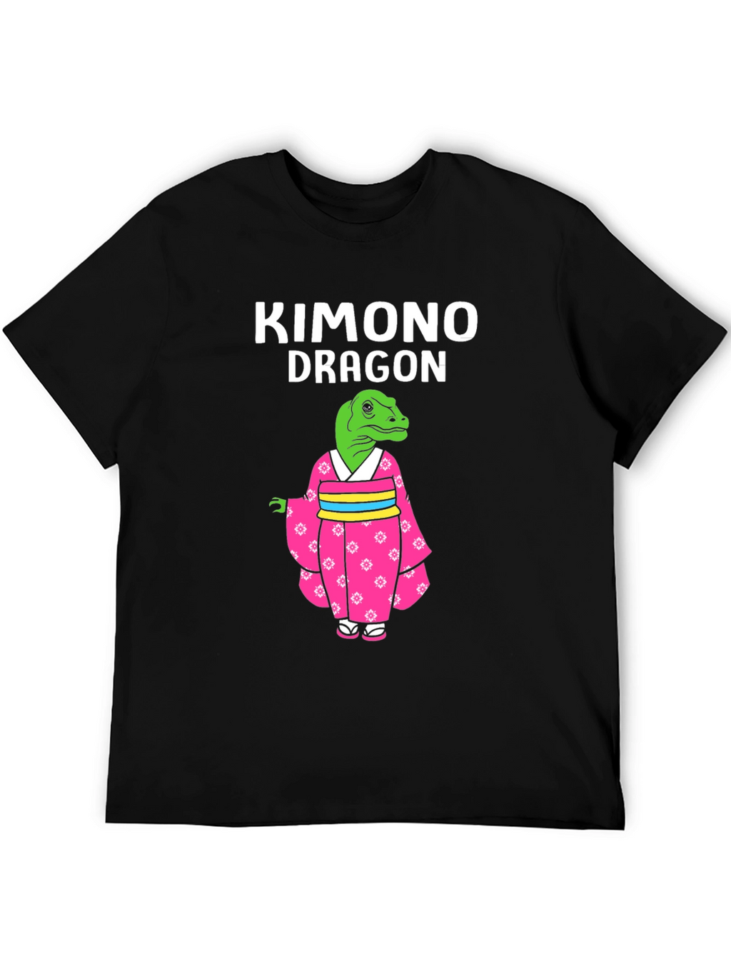 Kimono Dragon Graphic T-Shirt