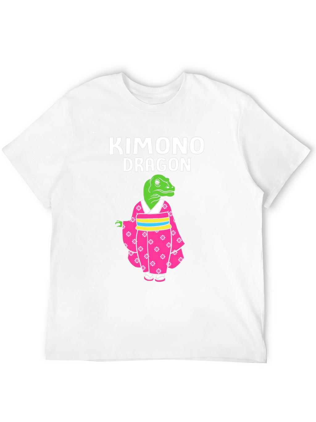 Kimono Dragon Graphic T-Shirt