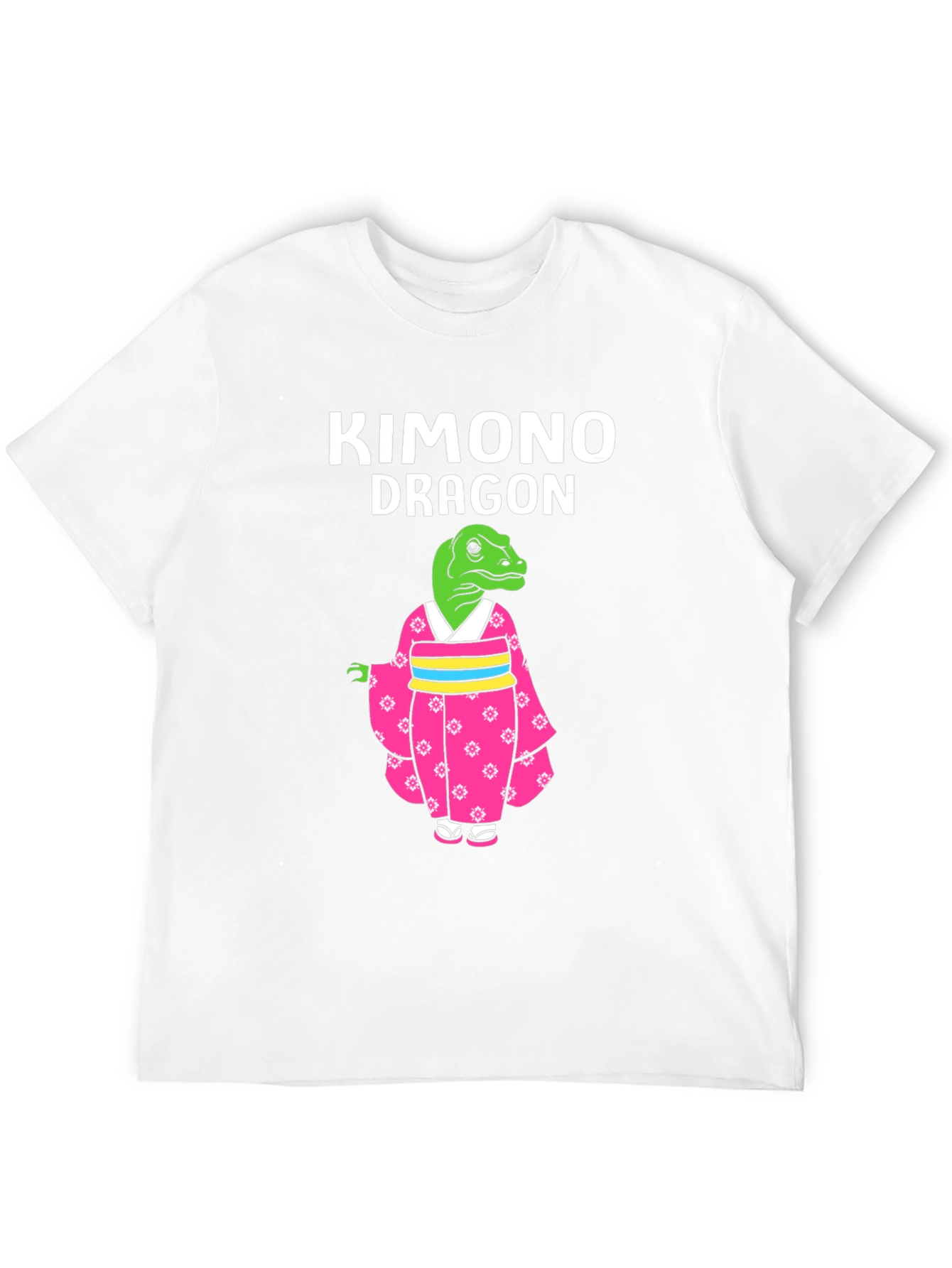 Kimono Dragon Graphic T-Shirt